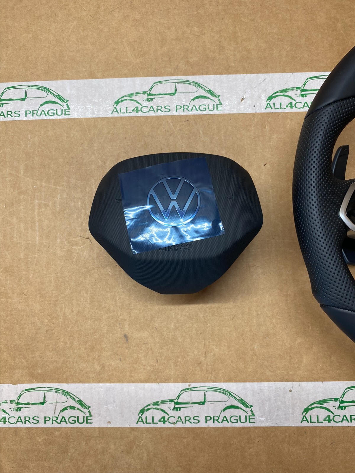 VW TOUAREG MULTIFUNKTIONSLENKRAD LENKRAD LEDERLENKRAD 760419089AA ORIG.NEU!! - Obrázek 4