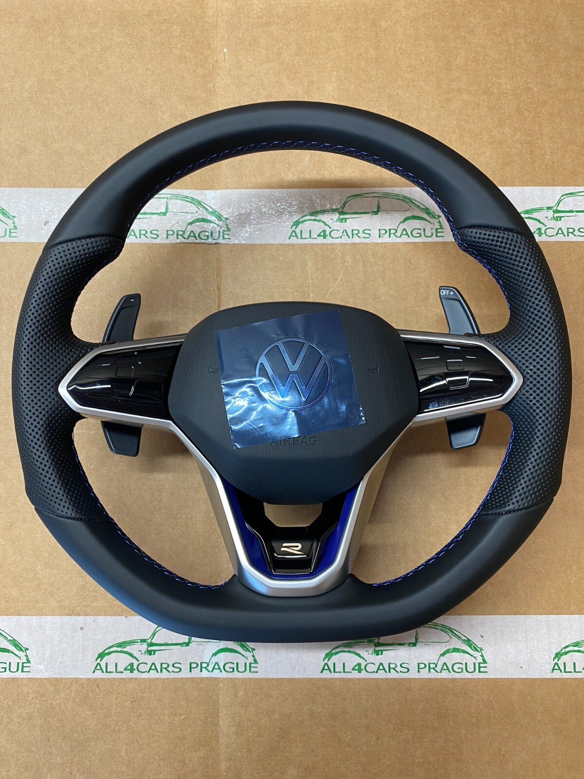 VW TOUAREG MULTIFUNKTIONSLENKRAD LENKRAD LEDERLENKRAD 760419089AA ORIG.NEU!! - Obrázek 5