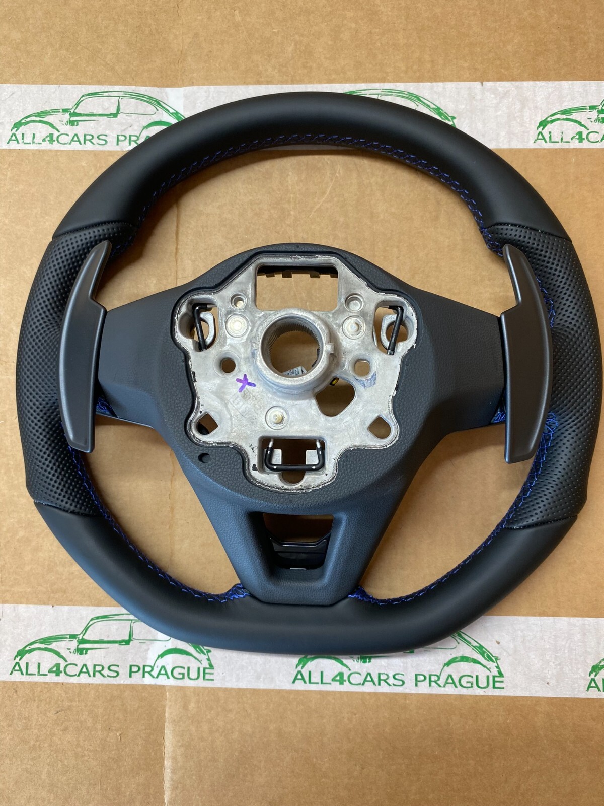 VW TOUAREG MULTIFUNKTIONSLENKRAD LENKRAD LEDERLENKRAD 760419089AA ORIG.NEU!! - Obrázek 9