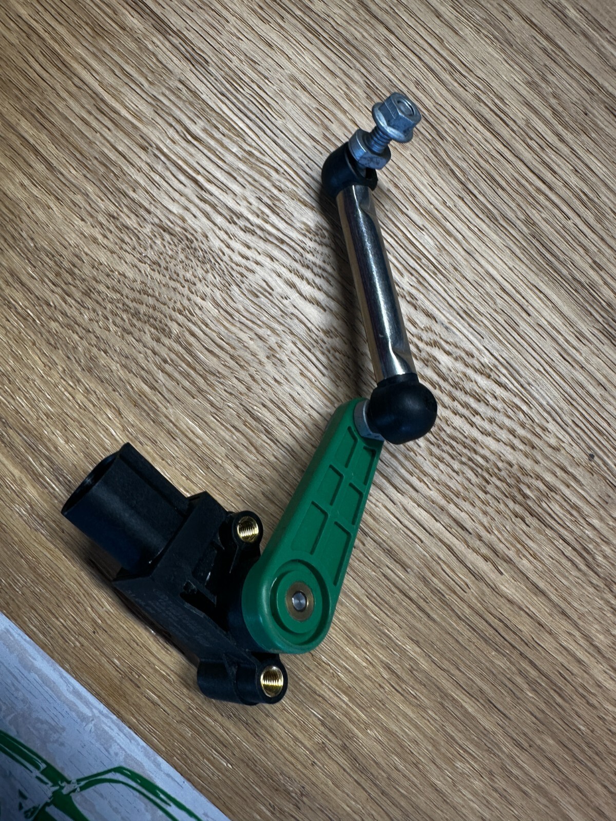 VW TOUAREG NIVEAUSENSOR MIT GESTÄNGE 7P0616571 Fast Neu demont v Test Wagen ORIG - Obrázek 11