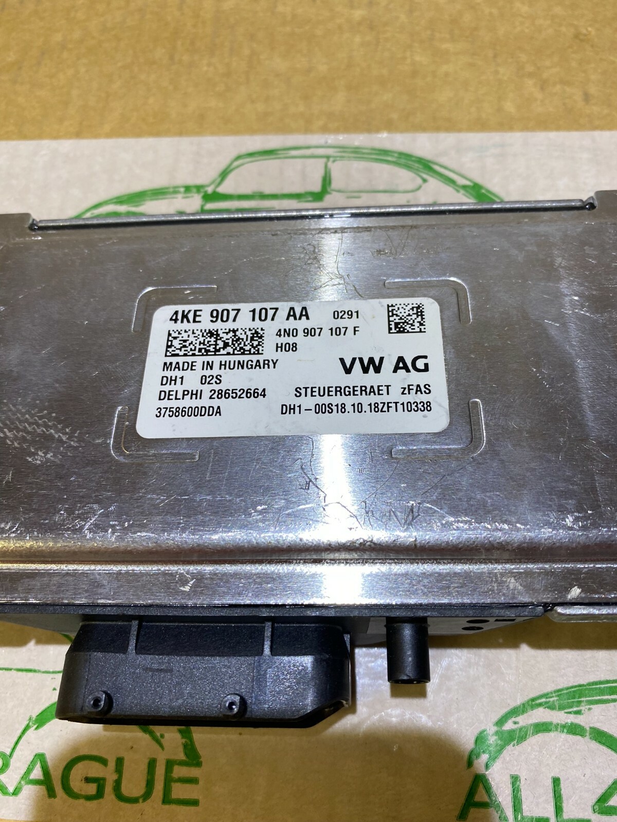 VW TOUAREG STEUERGERÄT ZFAS FAHRERASSISTENZSYSTEME 4KE907107AA ORIG - Obrázek 4