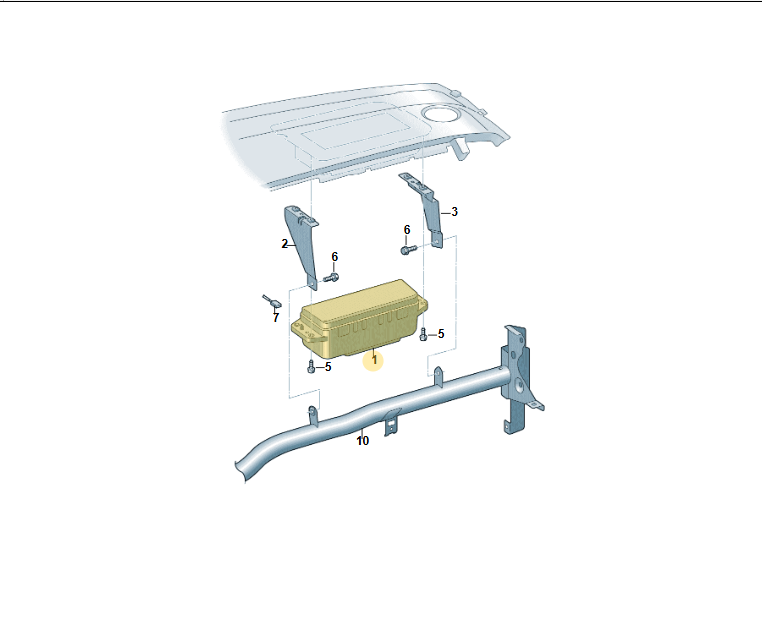 VW TRANSPORTER CADDY ARMATURENBRETT SCHUTZ 7E0880204E = 7E0880204F = 7E0880204G - Obrázek 6