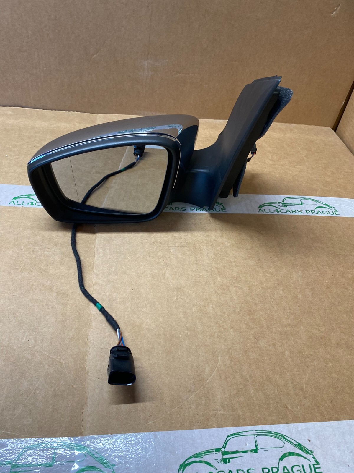 VW UP ŠKODA CITIGO AUßENSPIEGEL LINKS ELEKTRISCH 1S1857501BG CHROM ORIG.FAST NEU