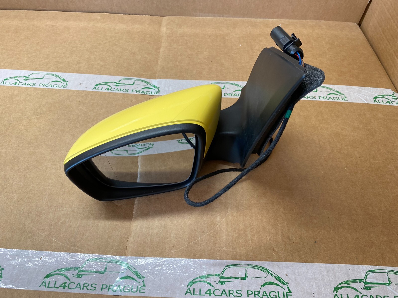 VW UP SKODA CITYGO AUßENSPIEGEL LINKS ELEKTRISCH 1S1857501BG GELB ORIG.FAST NEU