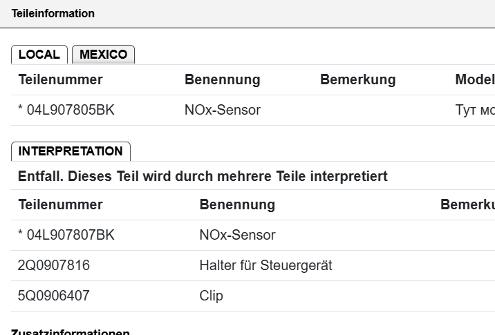 04L907805BK VW AUDI SKODA SEAT NOX SENSOR 04L907805BK NOX SENZOR VW ORIG.NEU !! - Obrázek 7