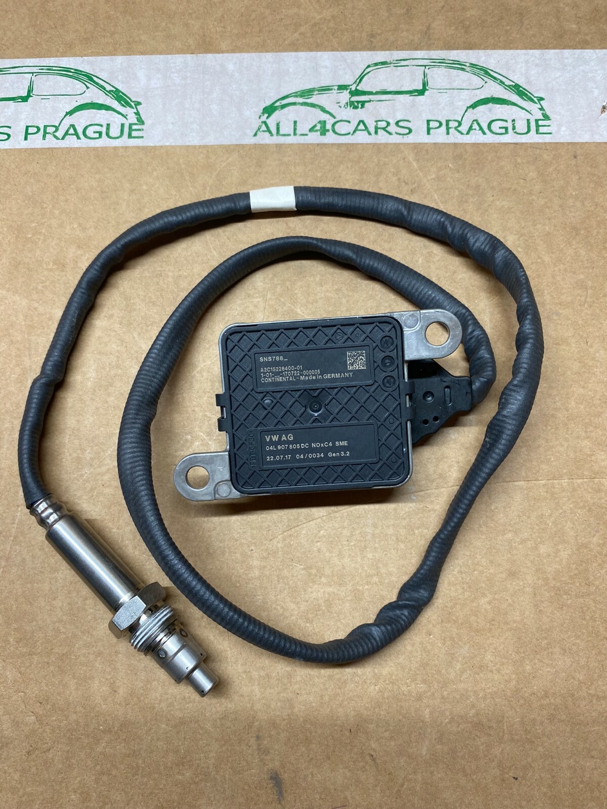 04L907805DC VW AUDI NOX SENSOR 04L907805DC NOX SENZOR STEUERGERÄT ORIG.VW NEU !