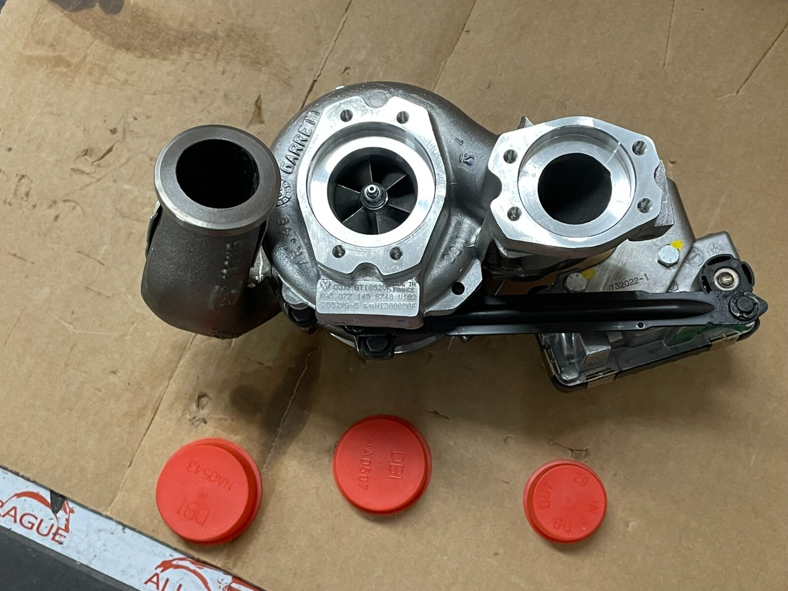 07Z145874G VW PHAETON 5.0 TDI -AJS- V10 TURBOLADER RECHTS 07Z145874G ORIG.NEU VW - Obrázek 14