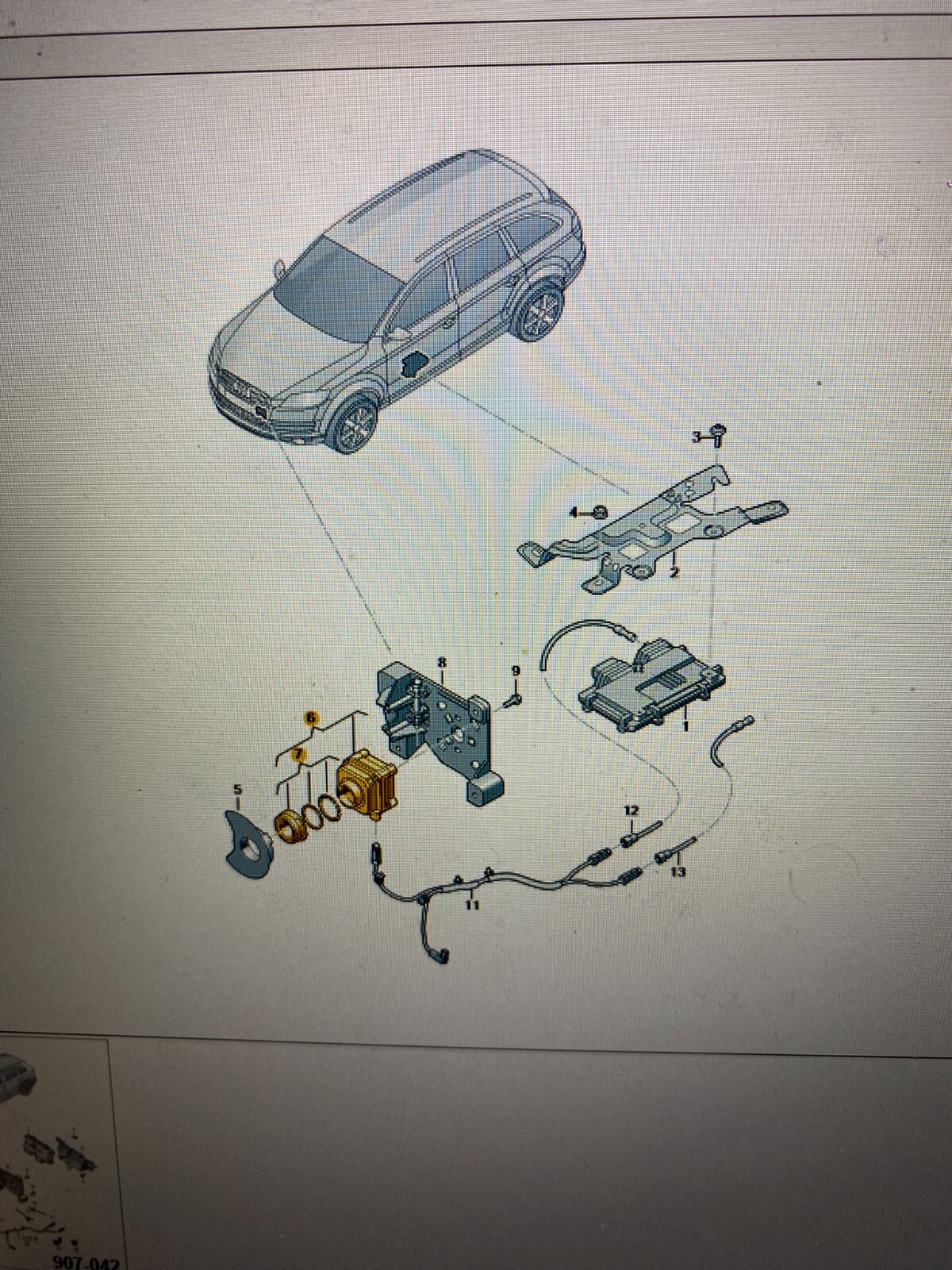 4G0980552A VW TOUAREG CR7 NIGHT - KAMERA-NACHTSICHTSYSTEM KAMERA 4G0980552A NEW - Obrázek 3