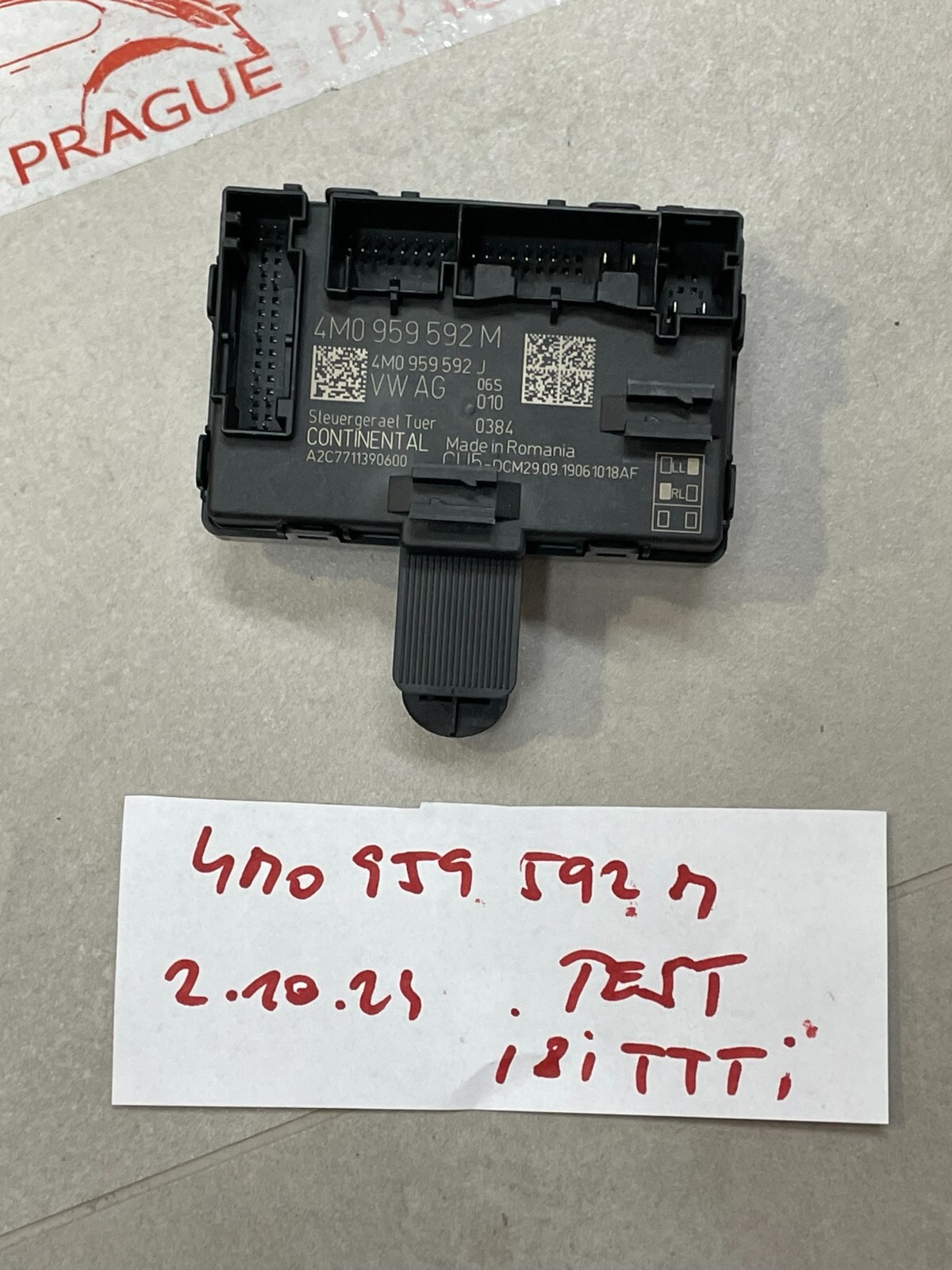 4M0959592M AUDI E-TRON Q7 TÜRSTEUERGERÄT H. LINKS 4M0959592M Fast Neu Test Wagen - Obrázek 9