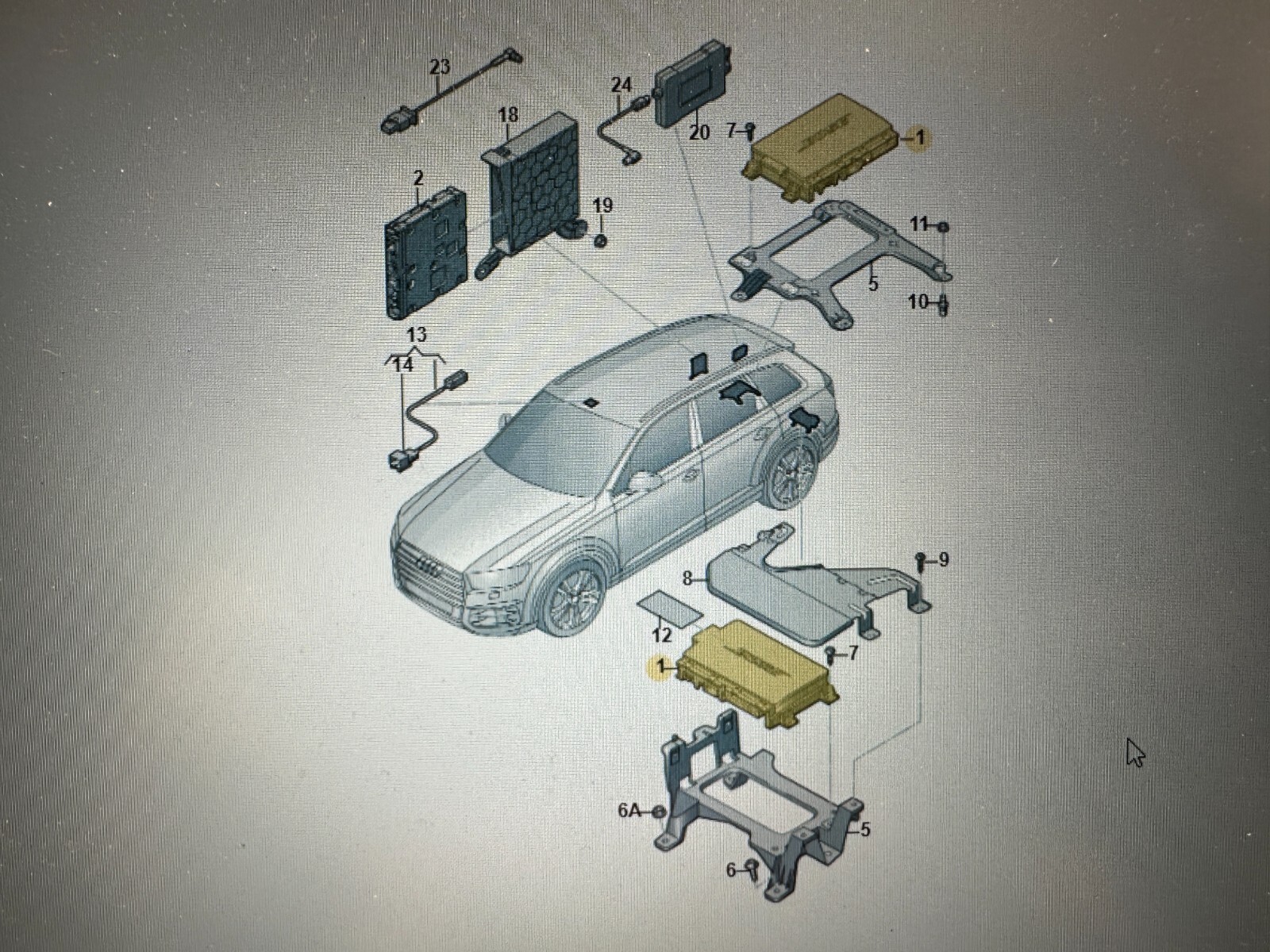 4M2035466B AUDI - BENTLEY AUDIO VERSTÄRKER SOUND AMPLIFIER 4M2035466B ORIG.NEU! - Obrázek 12
