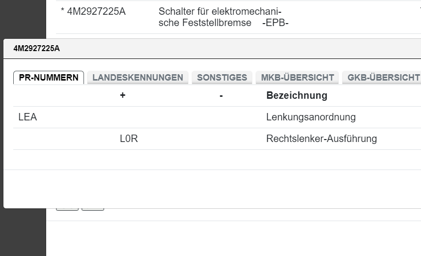 4M2927225A AUDI A4 A5 RS5 Q7 HAND BREMS KNOPF RHD 4M2927225A ORIG.NEU ! - Obrázek 7