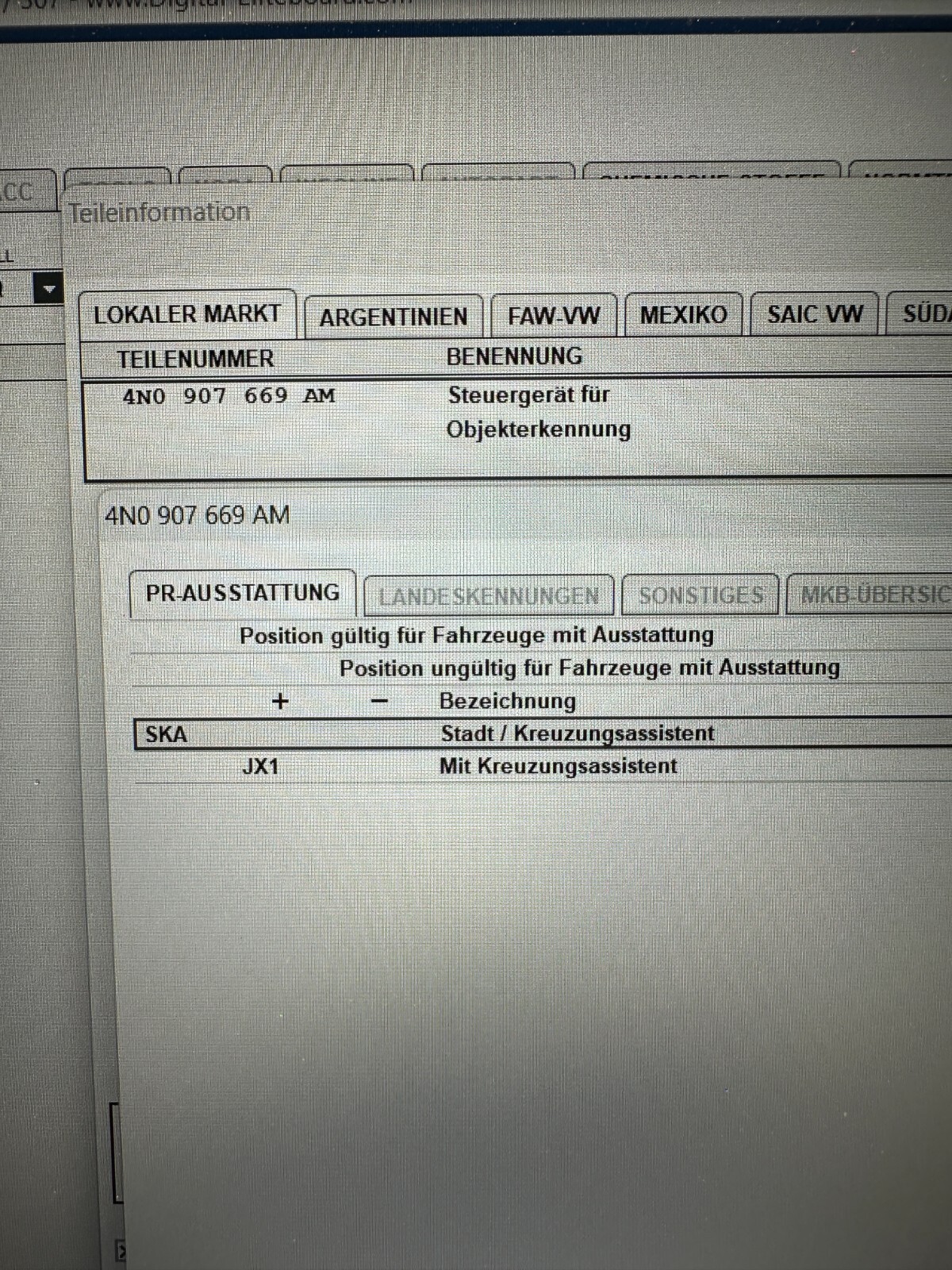 4N0907669AM AUDI RADARSENSOR SPURWECHSLERASSISTENT VORN L/R 4N0907669AM ORIG NEU - Obrázek 18