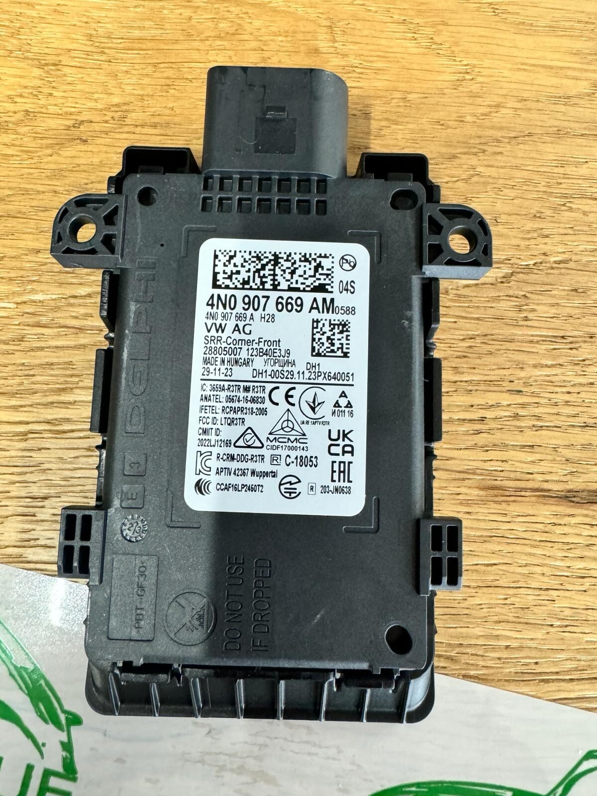 4N0907669AM AUDI RADARSENSOR SPURWECHSLERASSISTENT VORN L/R 4N0907669AM ORIG NEU - Obrázek 4