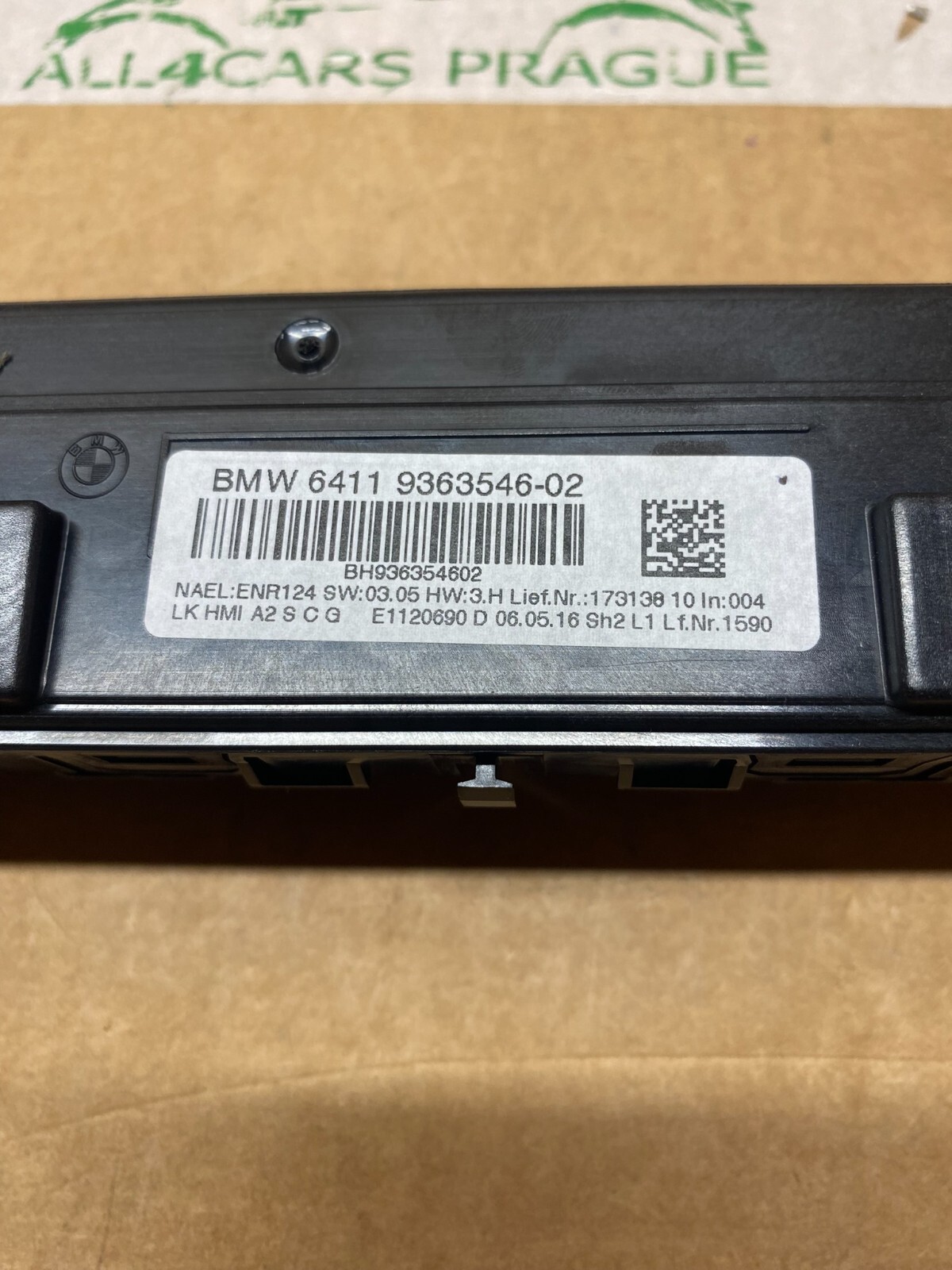 64119363546-02 BMW HEIZUNG - KLIMA BEDIEN TEIL 64119363546-02 / 64119363546 NEU - Obrázek 9