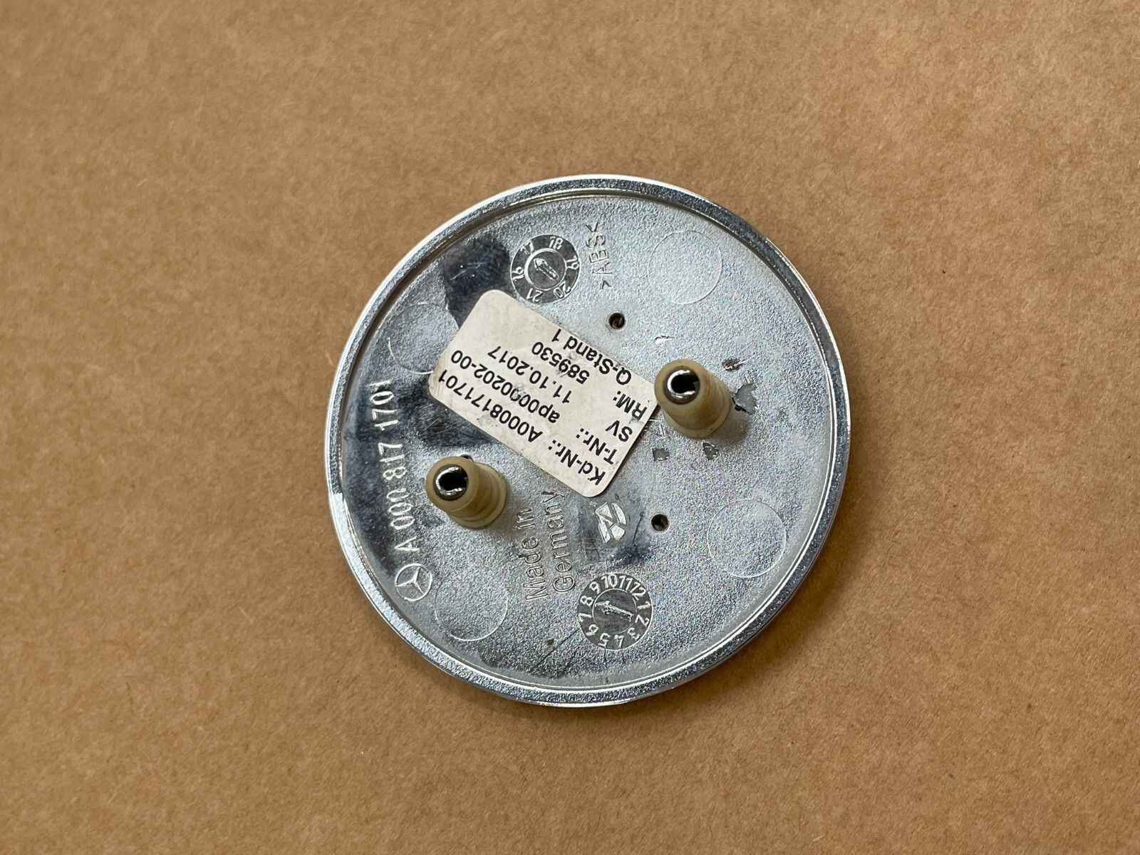 A0008171701 MERCEDES BENZ MOTORHAUBE STERN EMBLEM 57mm A0008171701 ORIG.FAST NE - Obrázek 12