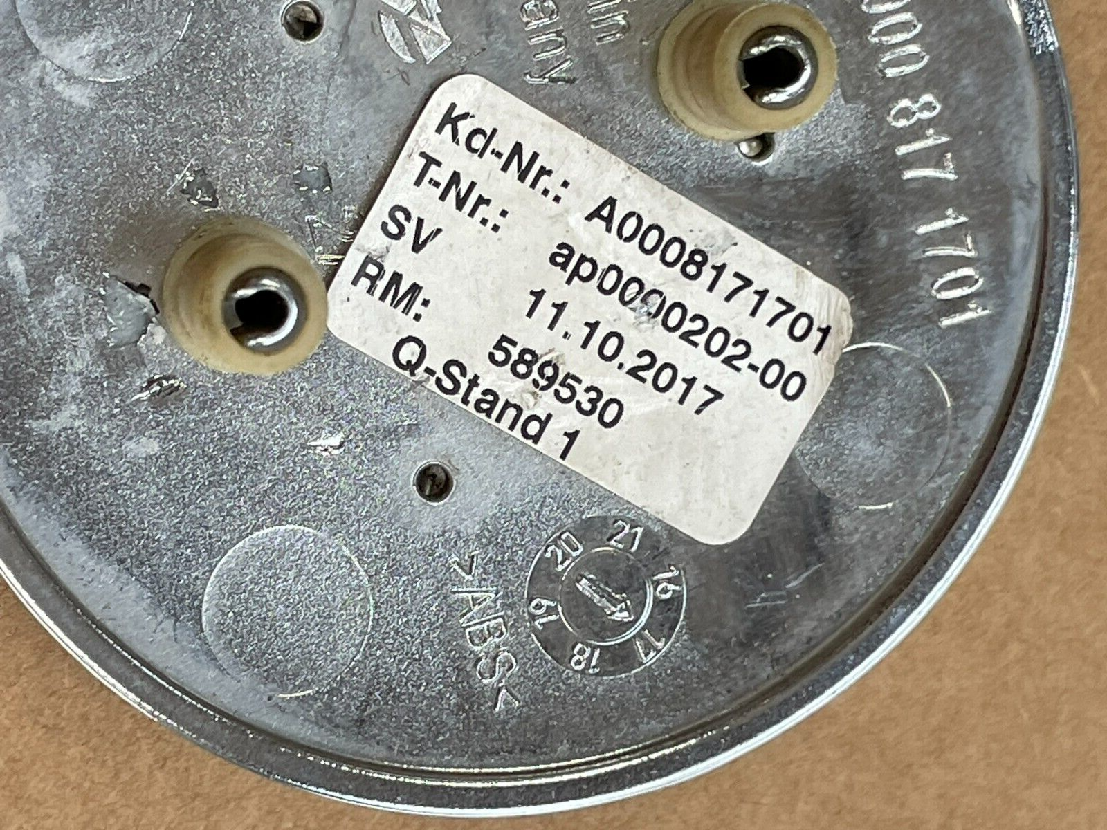 A0008171701 MERCEDES BENZ MOTORHAUBE STERN EMBLEM 57mm A0008171701 ORIG.FAST NE - Obrázek 4