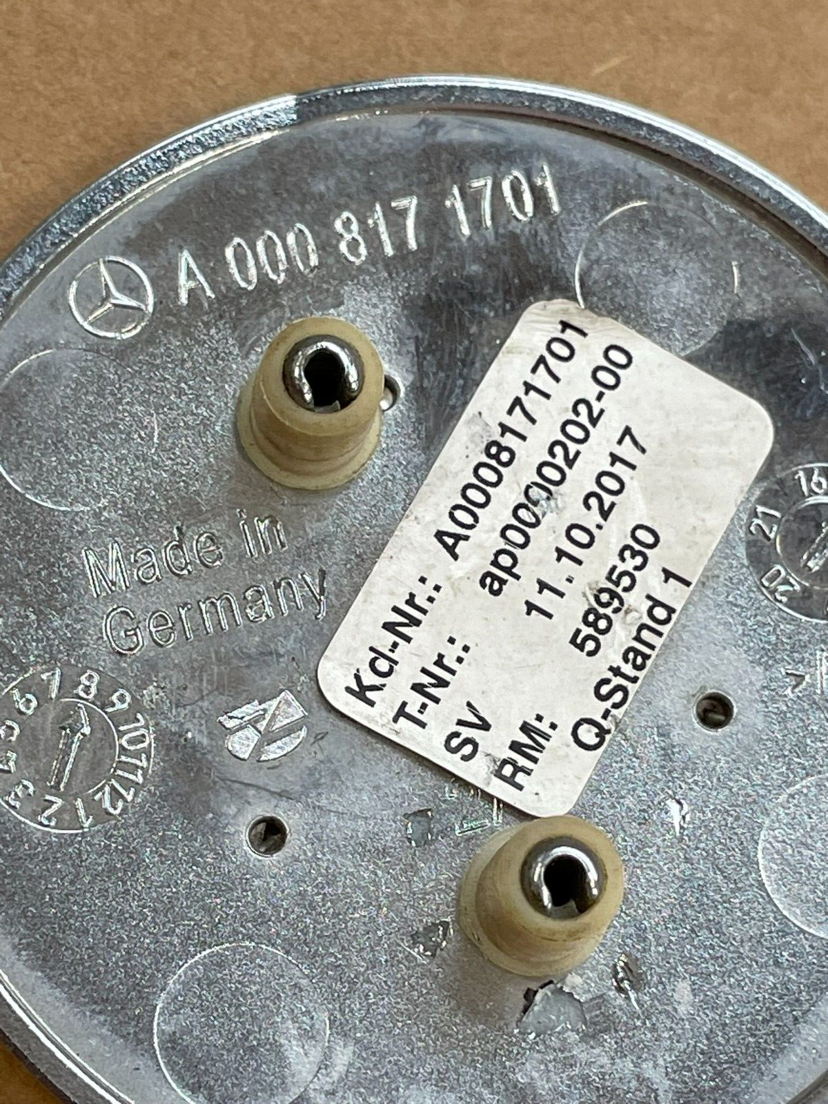 A0008171701 MERCEDES BENZ MOTORHAUBE STERN EMBLEM 57mm A0008171701 ORIG.FAST NE - Obrázek 5