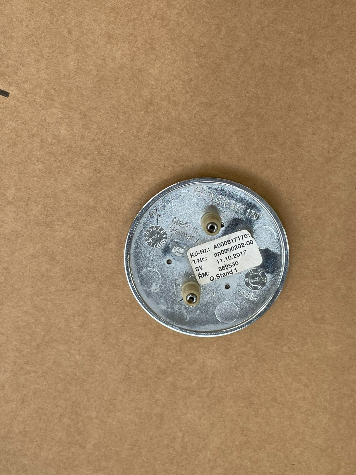 A0008171701 MERCEDES BENZ MOTORHAUBE STERN EMBLEM 57mm A0008171701 ORIG.FAST NE - Obrázek 10