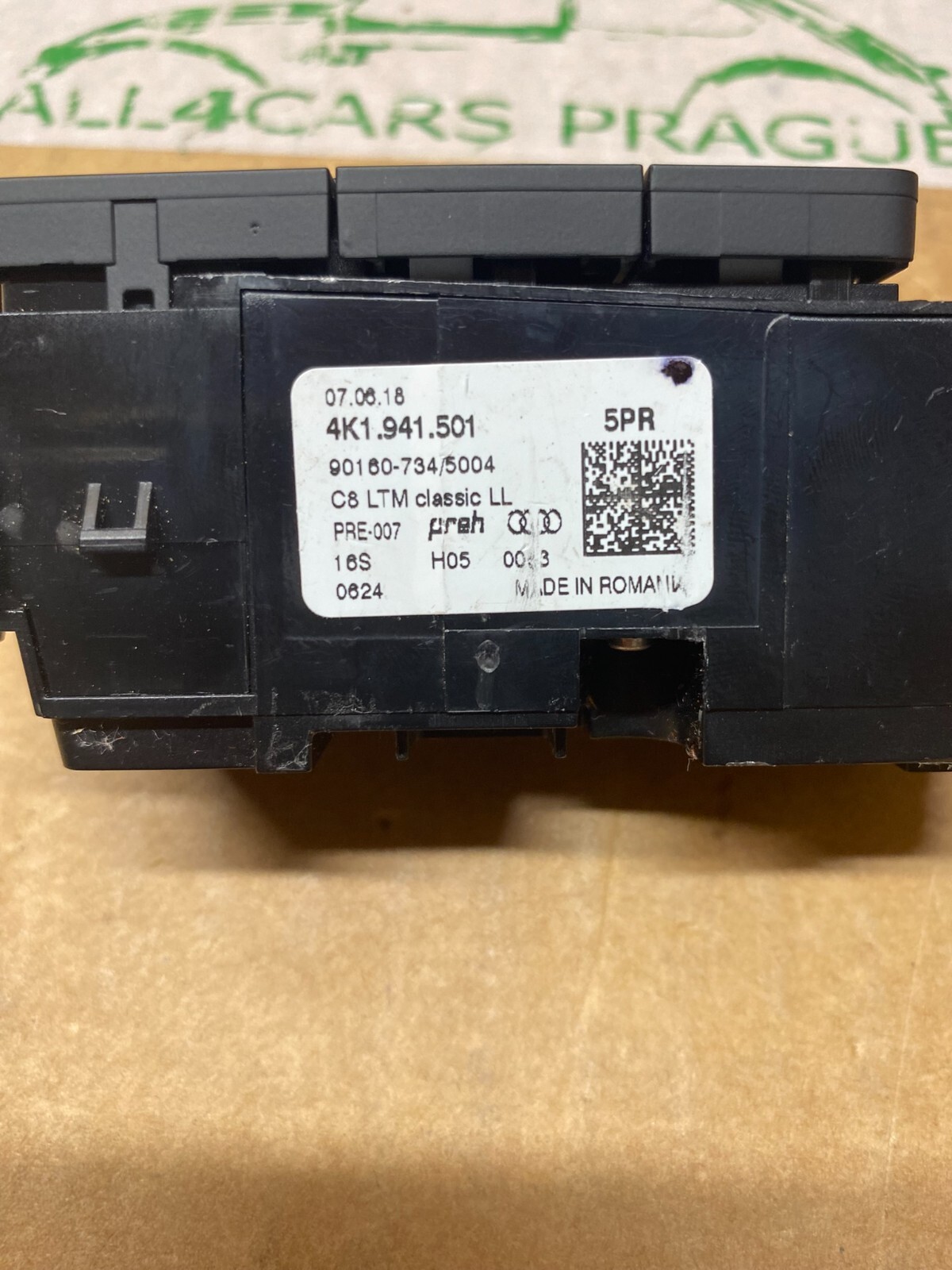 AUDI A1,A6/S6,A7,Q3/RSQ3,Q7,Q8,E-TRON LICHTTASTENMODUL 4K1941501 ORIG.NEU!!! - Obrázek 6