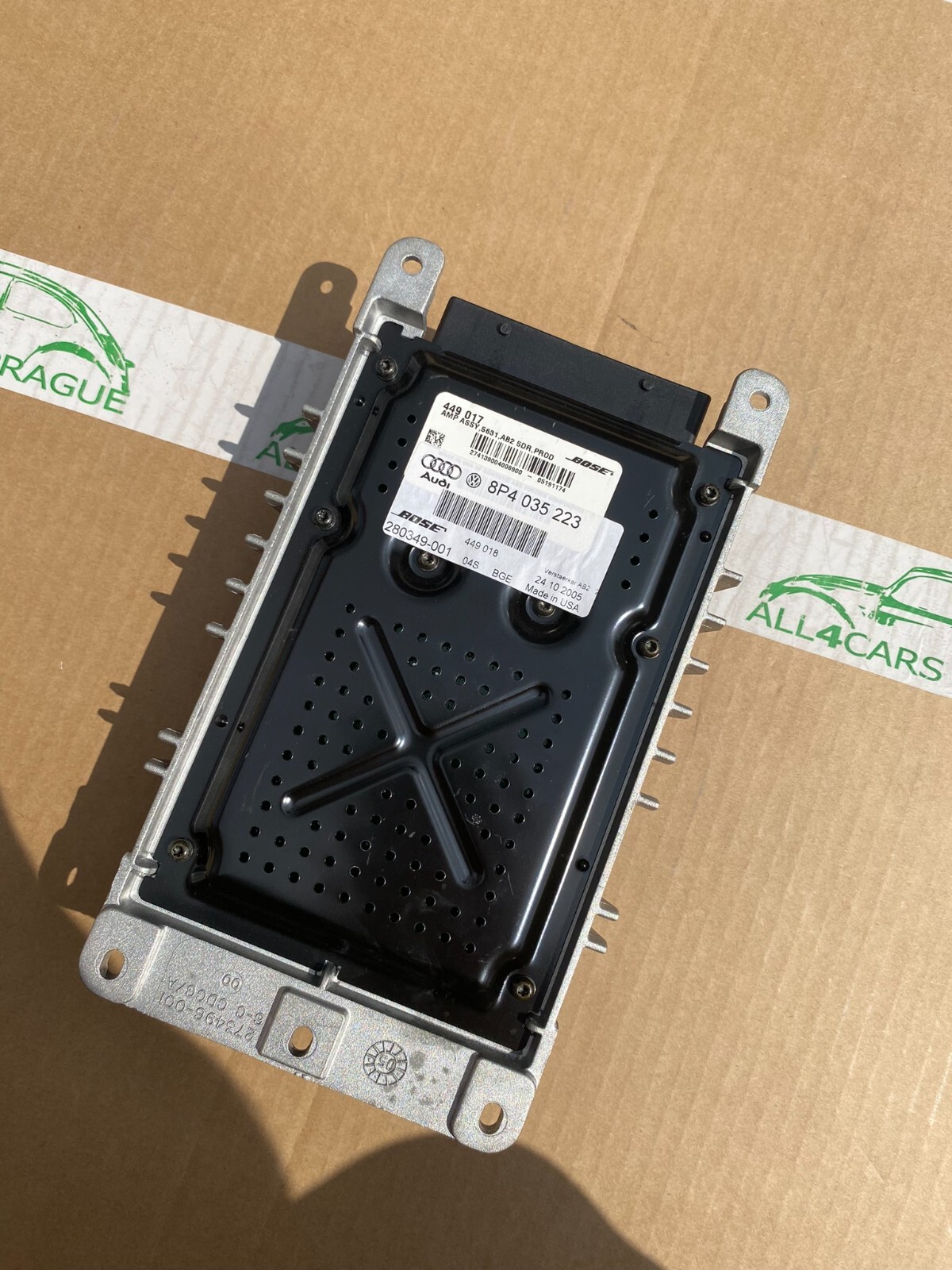 AUDI A3/S3 VERSTÄRKER BOSE AUDIO VERSTÄRKER AMPIFILER 8P4035223 8P4 035 223 - Obrázek 11