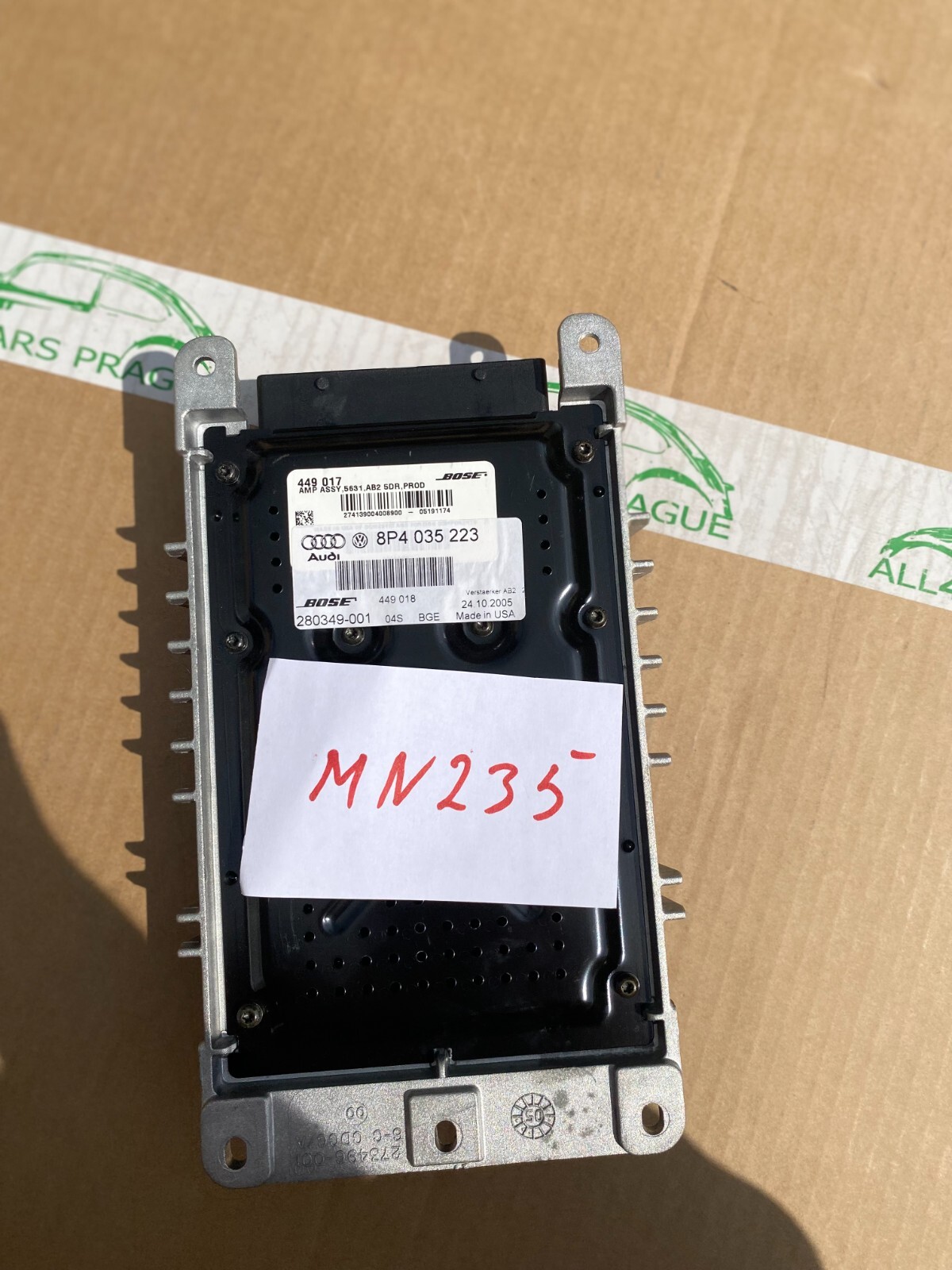 AUDI A3/S3 VERSTÄRKER BOSE AUDIO VERSTÄRKER AMPIFILER 8P4035223 8P4 035 223 - Obrázek 16