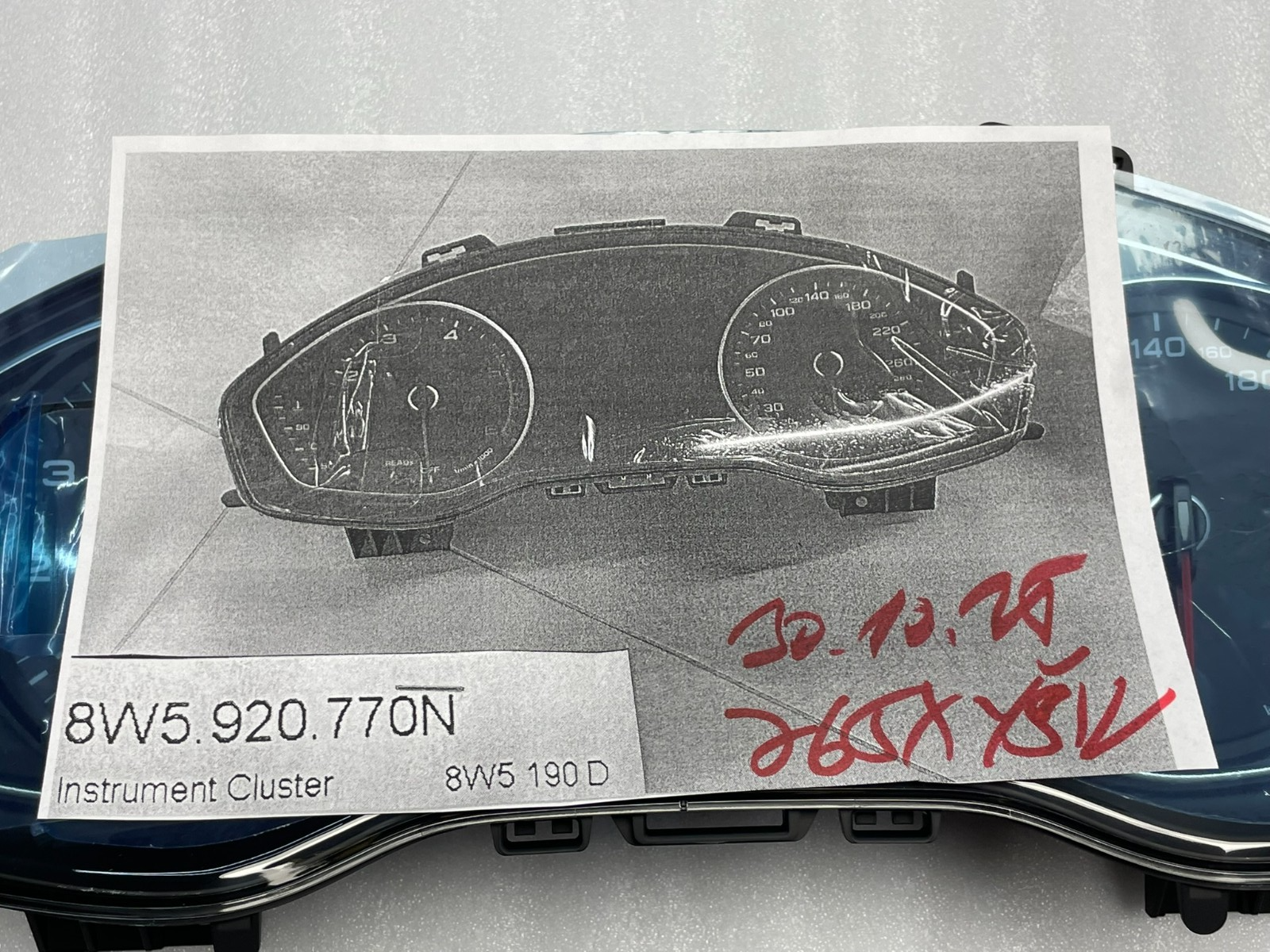 AUDI A4 8W , AUDI A5 8W KOMBIINSTRUMENT TACHOMETER 8W5920770N ORIG.NEU 0 KM ! - Obrázek 23