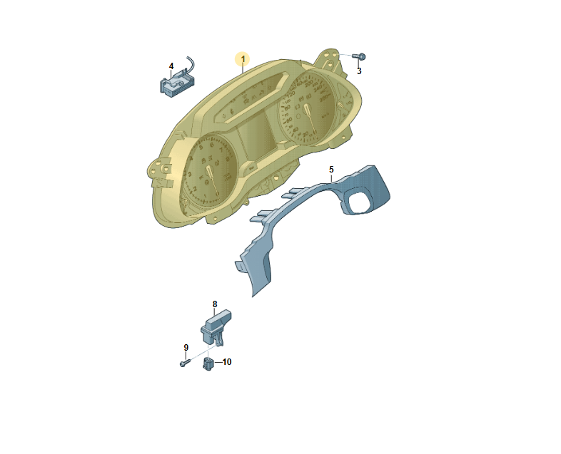 AUDI A5 TDI TACHO KOMBIINSTRUMENT INSTRUMENT 8T0920930K DEMONT VOM TEST WAGEN - Obrázek 6