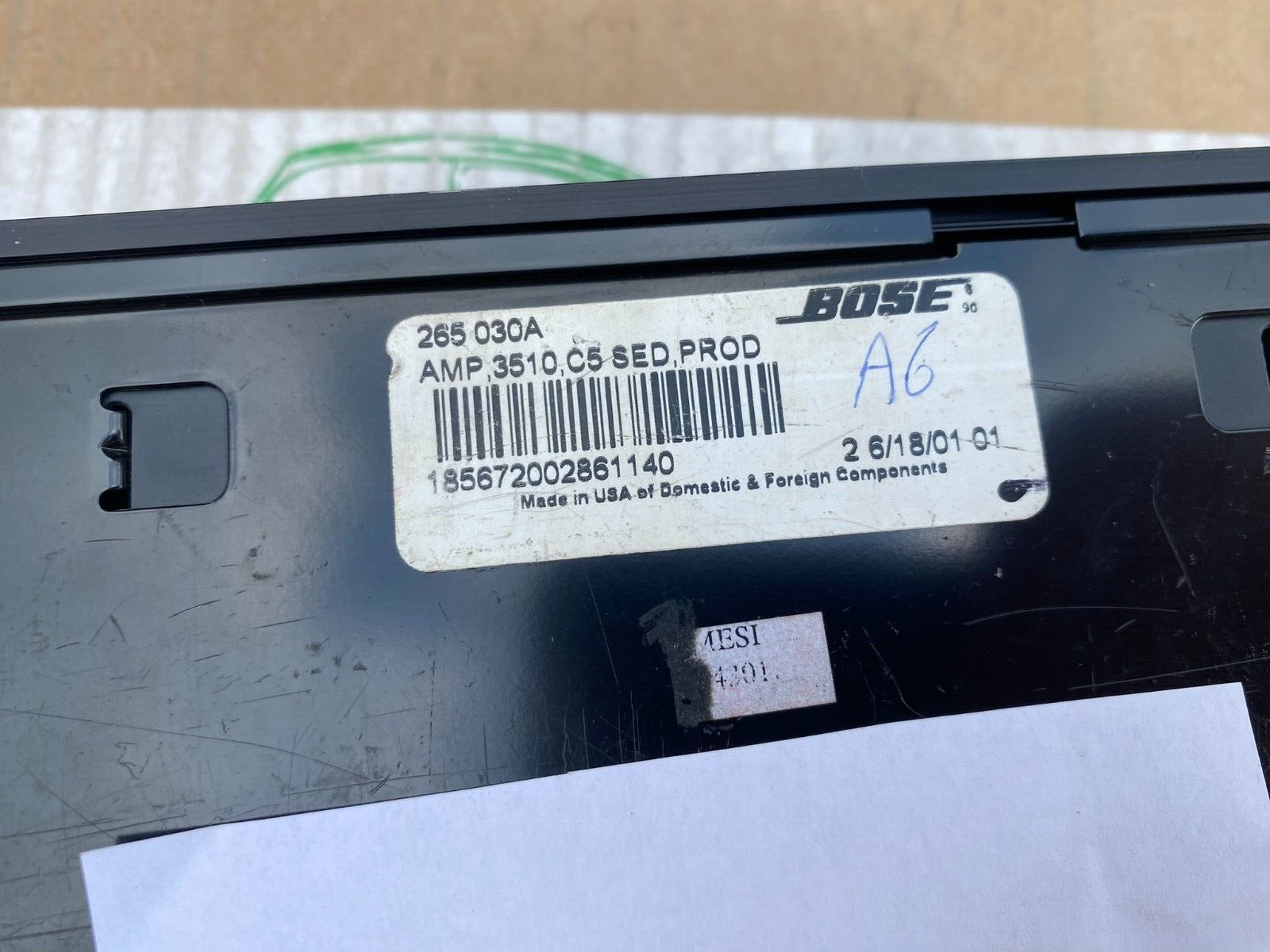 AUDI A6 A4 A3 VERSTÄRKER BOSE 265030A AMP 3510 C5 SED BOSE AMPLIFIER 26530A 3510 - Obrázek 14