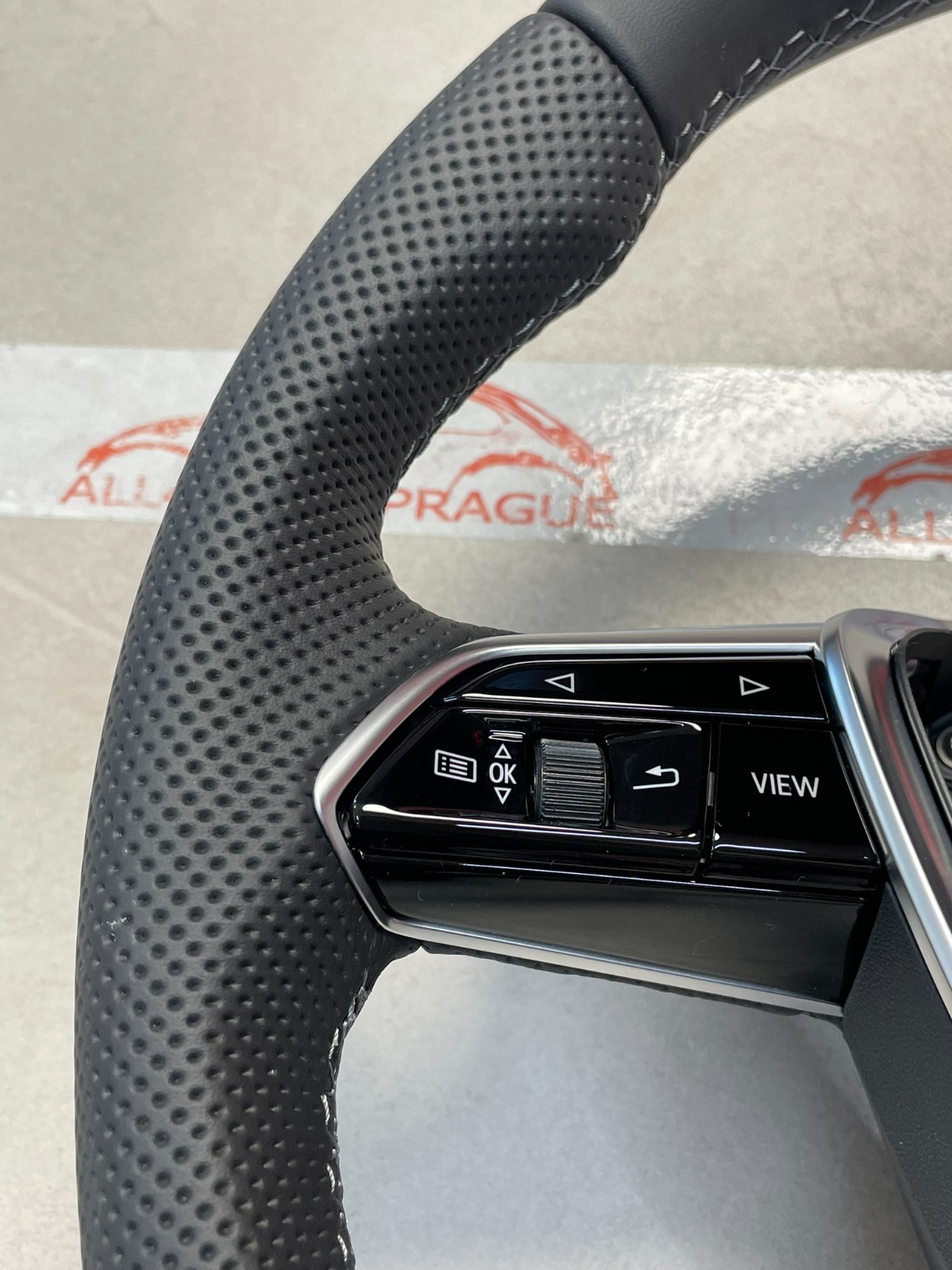 AUDI A6 C8 - AUDI SPORT LENKRAD S LEDER GELOCHT ABGEFLACHT 4K0419091BE NEU ! - Obrázek 14