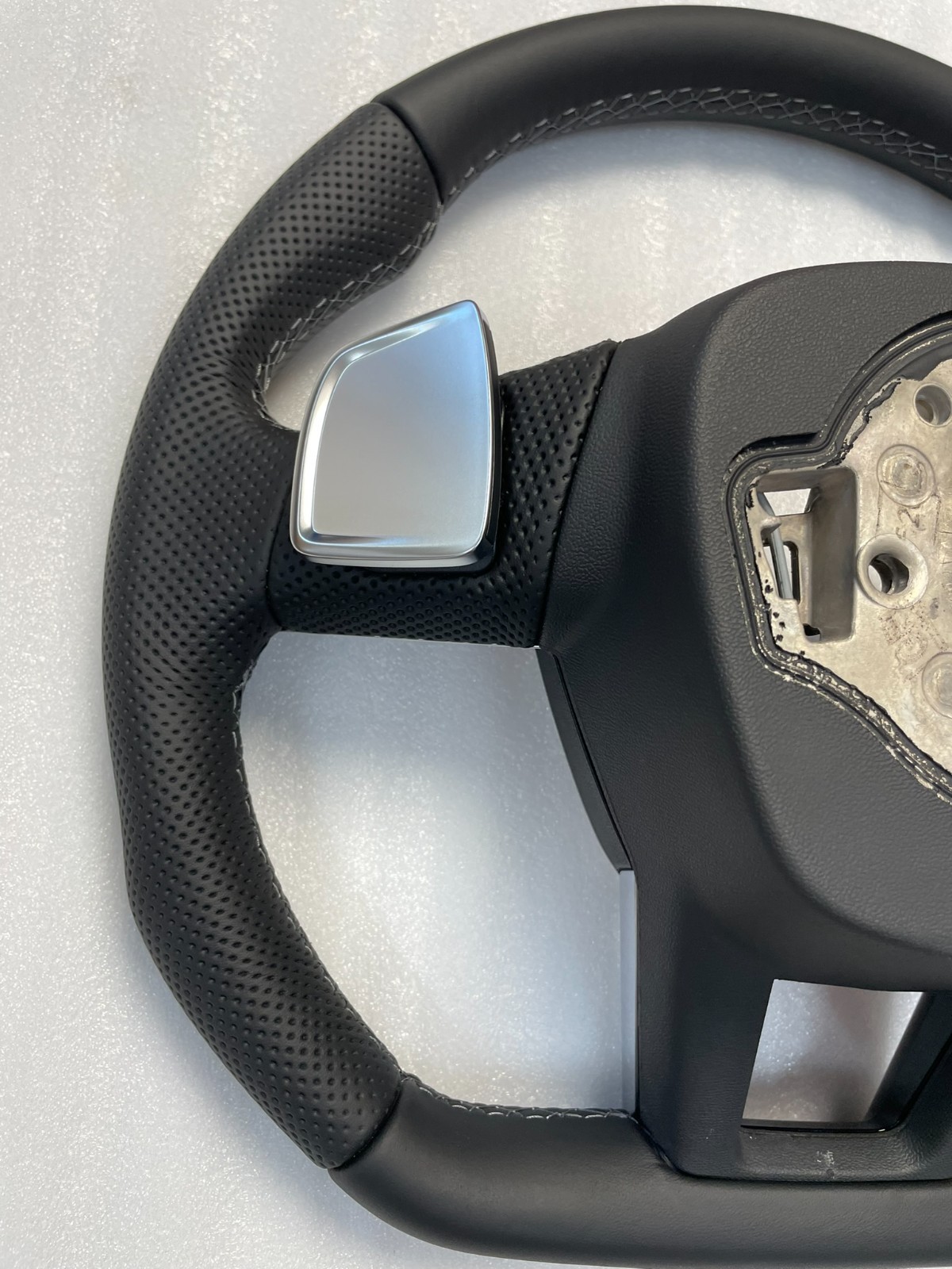 AUDI A6 C8 - AUDI SPORT LENKRAD S LEDER GELOCHT ABGEFLACHT 4K0419091BE NEU ! - Obrázek 19