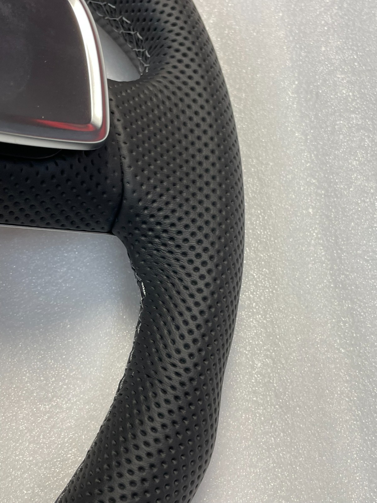 AUDI A6 C8 - AUDI SPORT LENKRAD S LEDER GELOCHT ABGEFLACHT 4K0419091BE NEU ! - Obrázek 22