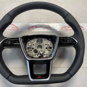 AUDI A6 C8 -  AUDI SPORT LENKRAD  S  LEDER GELOCHT ABGEFLACHT 4K0419091BE NEU !