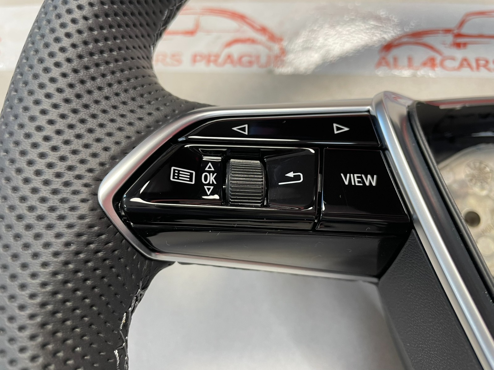 AUDI A6 C8 - AUDI SPORT LENKRAD S LEDER GELOCHT ABGEFLACHT 4K0419091BE NEU ! - Obrázek 7