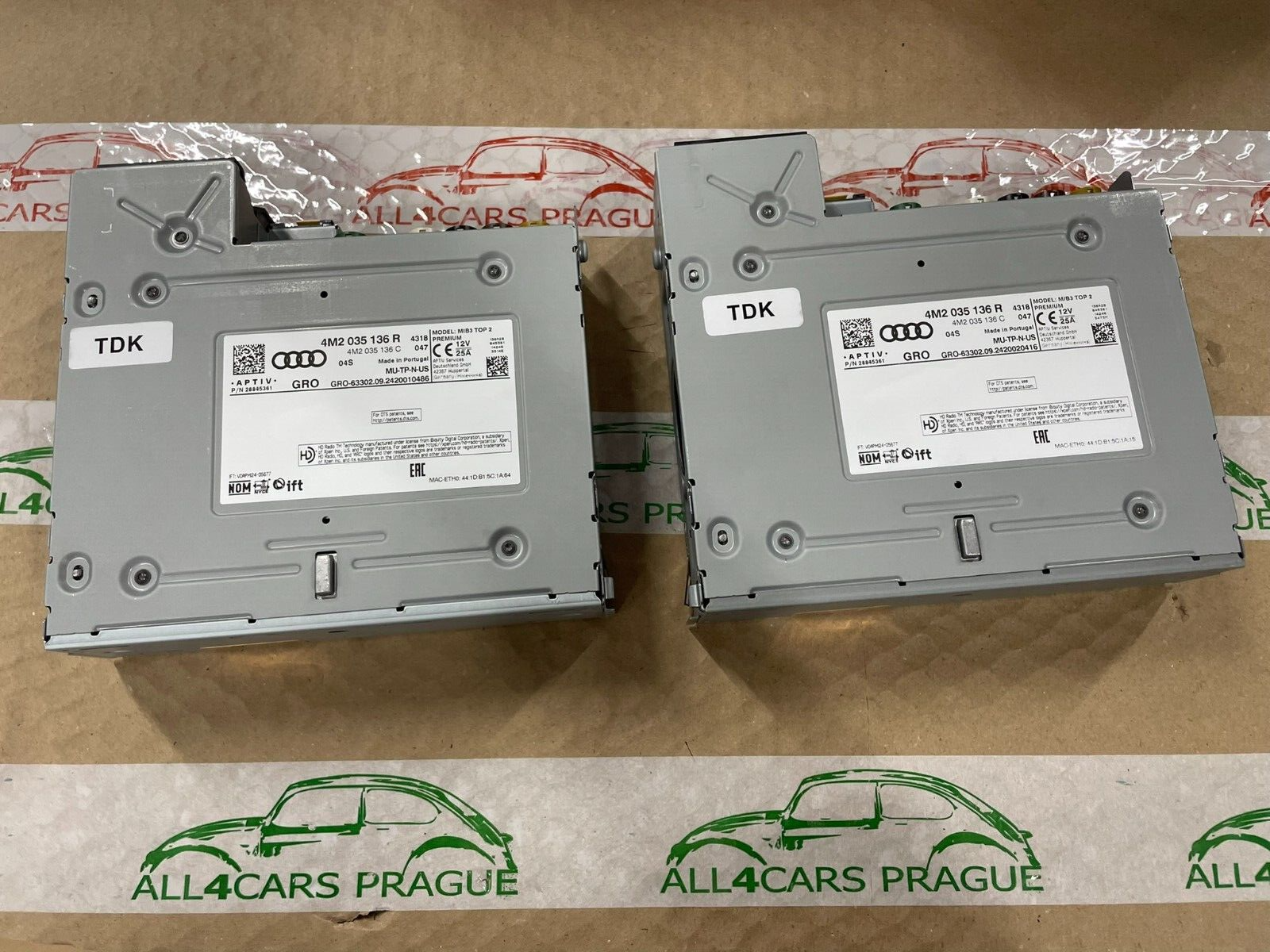 AUDI A6,A7,A8,Q7,Q8,ETRSP...ZENTRALRECHNER - CENTRAL COMPUTER 4M2035136R ORG NEW - Obrázek 11