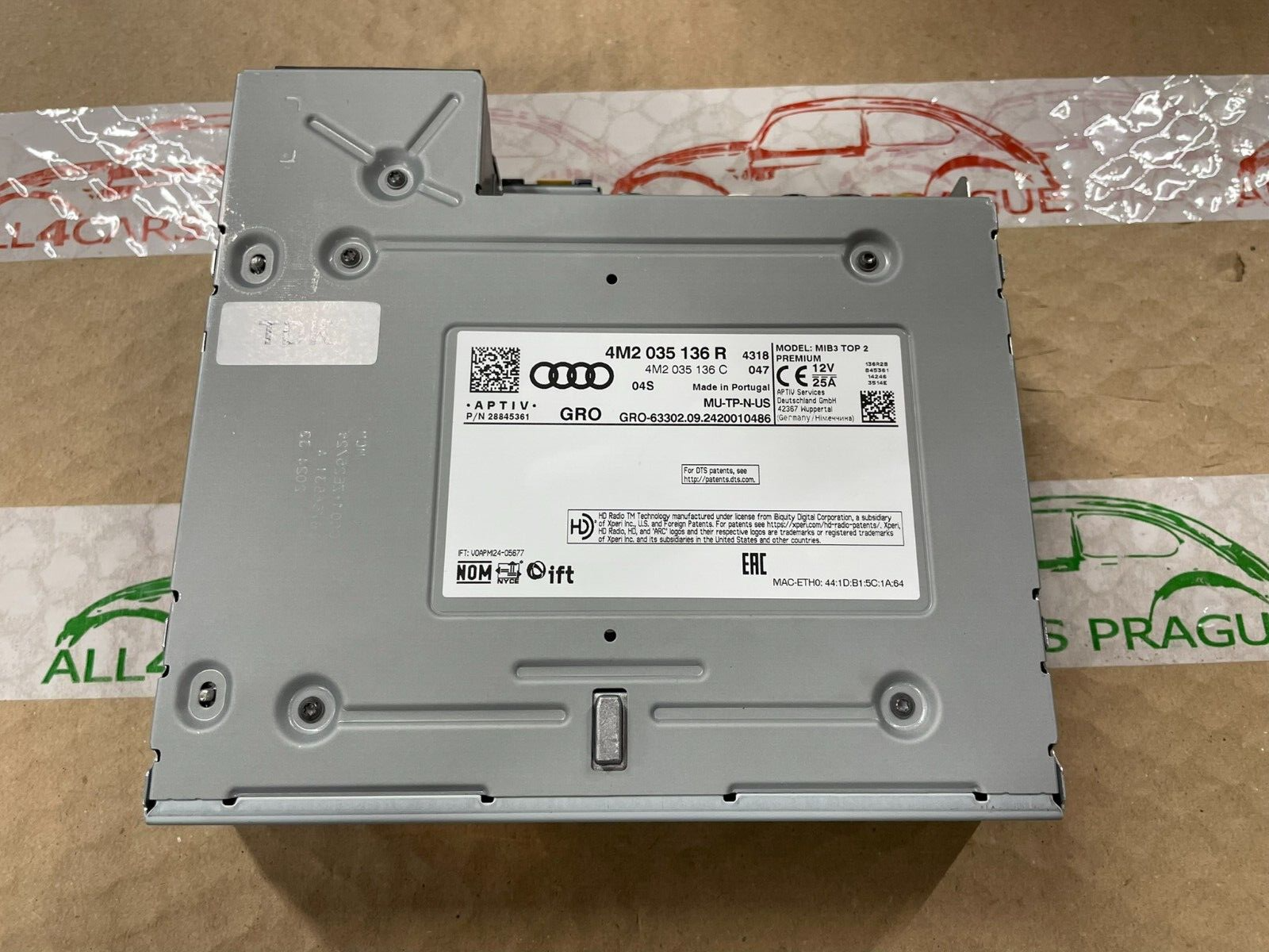 AUDI A6,A7,A8,Q7,Q8,ETRSP...ZENTRALRECHNER - CENTRAL COMPUTER 4M2035136R ORG NEW