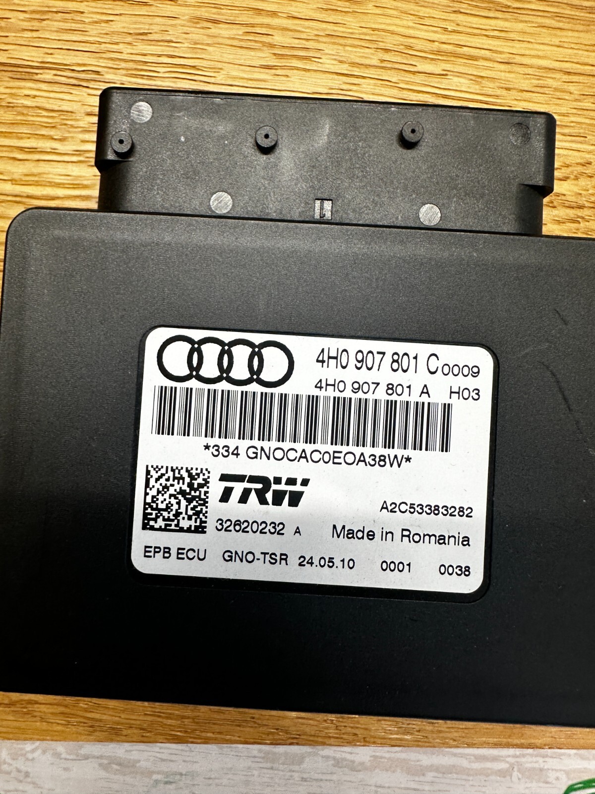 AUDI A7 A8 STEUERGERÄT ELEKTROMECHANISCHE BREMSE 4H0907801C Fast Neu d Test Car