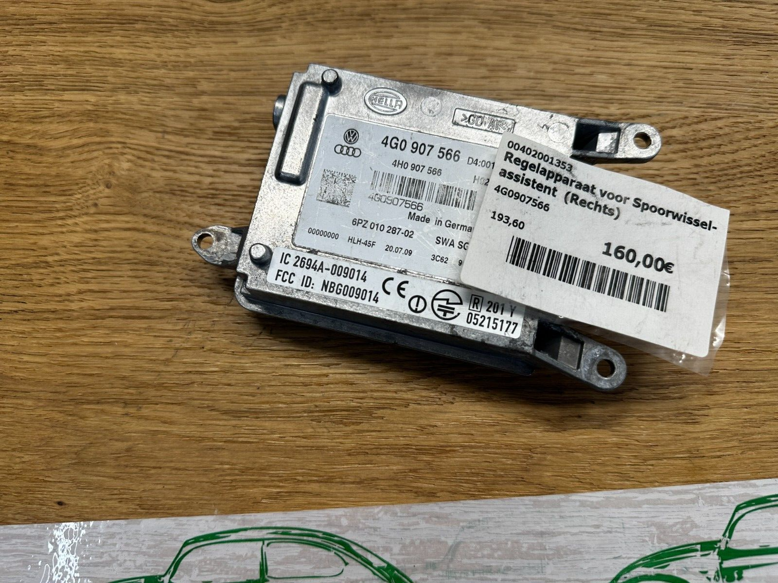 AUDI A7 STEUERGERÄT SPURWECHSELASISTENT LEFT 4G0907566-FAST NEU DEM VOM TEST CAR - Obrázek 11