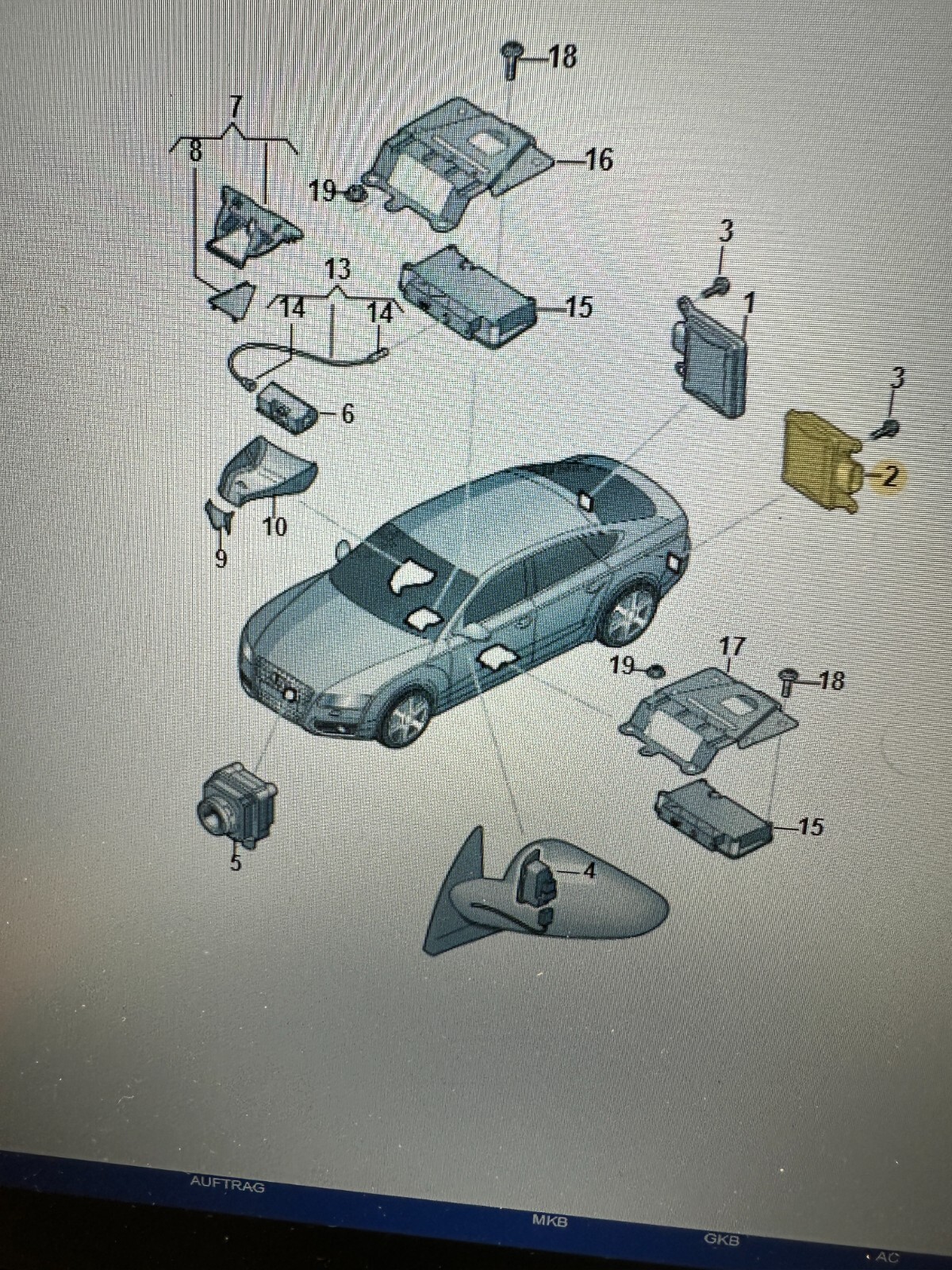 AUDI A7 STEUERGERÄT SPURWECHSELASISTENT LEFT 4G0907566-FAST NEU DEM VOM TEST CAR - Obrázek 14