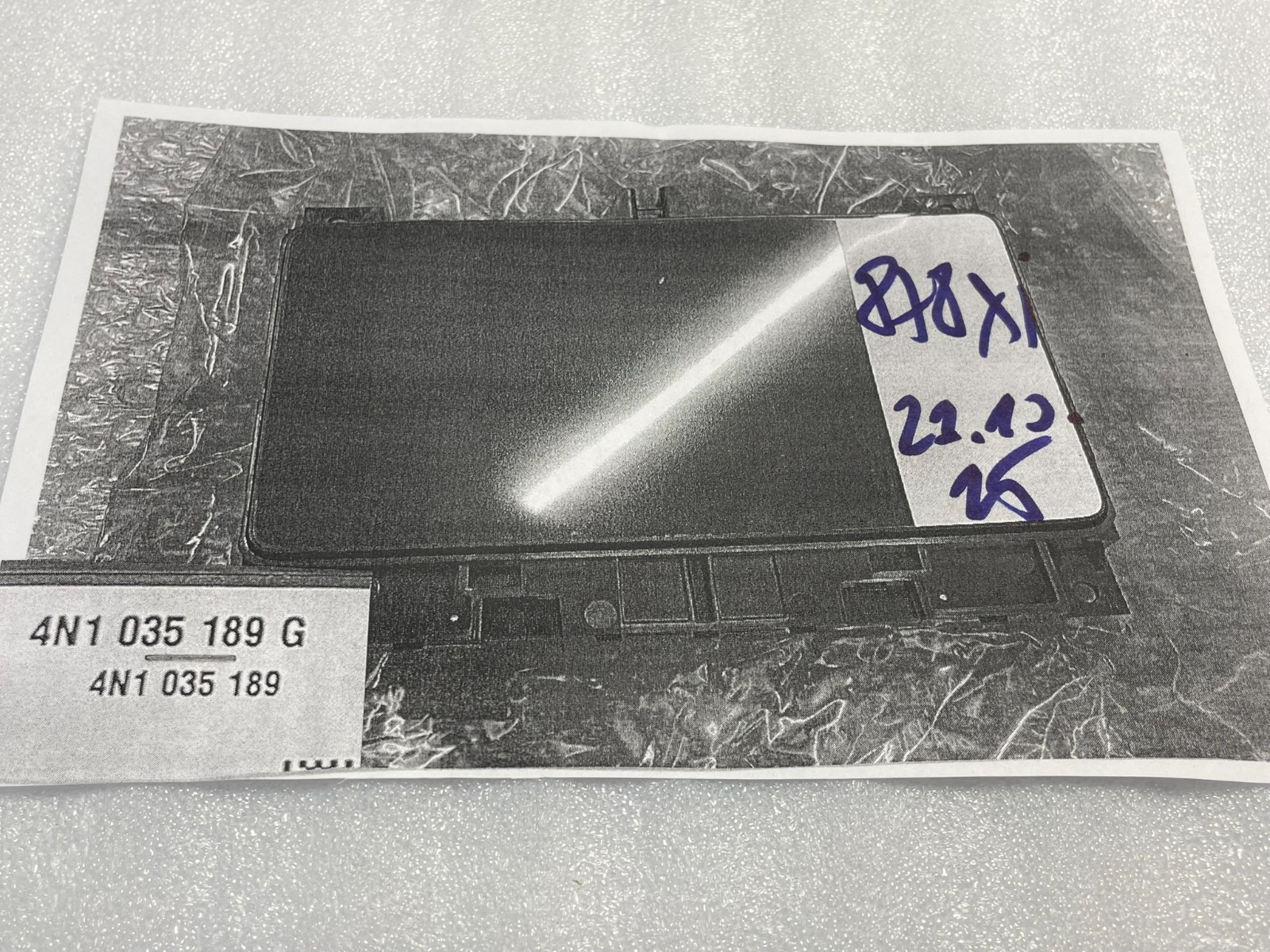 AUDI A8 D5 BEDIENEINHEIT MIT TOUCH SCREEN 4N1035189G ZENTRALE ANZEIGE ORIG. NEU! - Obrázek 17