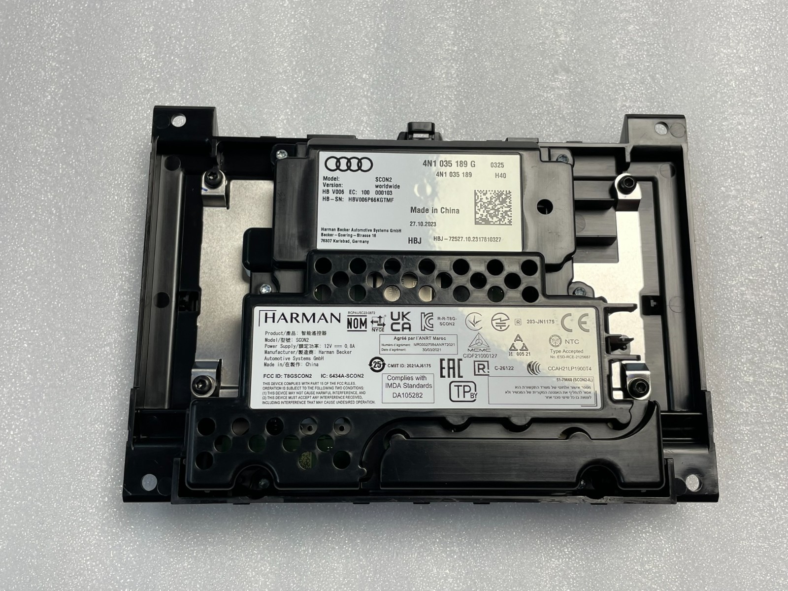 AUDI A8 D5 BEDIENEINHEIT MIT TOUCH SCREEN 4N1035189G ZENTRALE ANZEIGE ORIG. NEU! - Obrázek 14