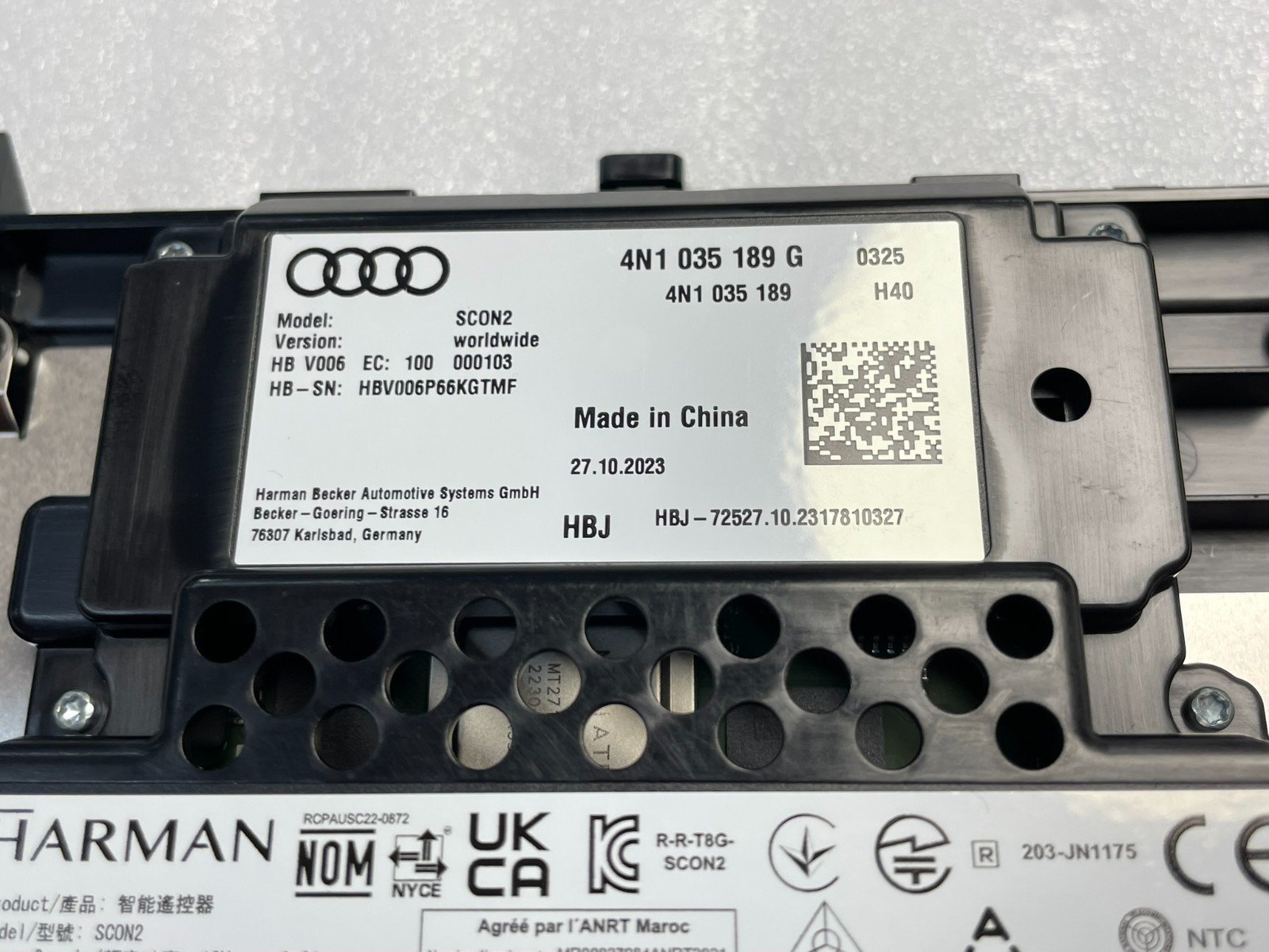 AUDI A8 D5 BEDIENEINHEIT MIT TOUCH SCREEN 4N1035189G ZENTRALE ANZEIGE ORIG. NEU! - Obrázek 4