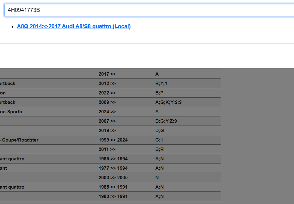 AUDI A8 / S8 SCHEINWERFER LED LINKS 4H0941033B = 4H0941773B ORIG.AUDI TEIL - Obrázek 5
