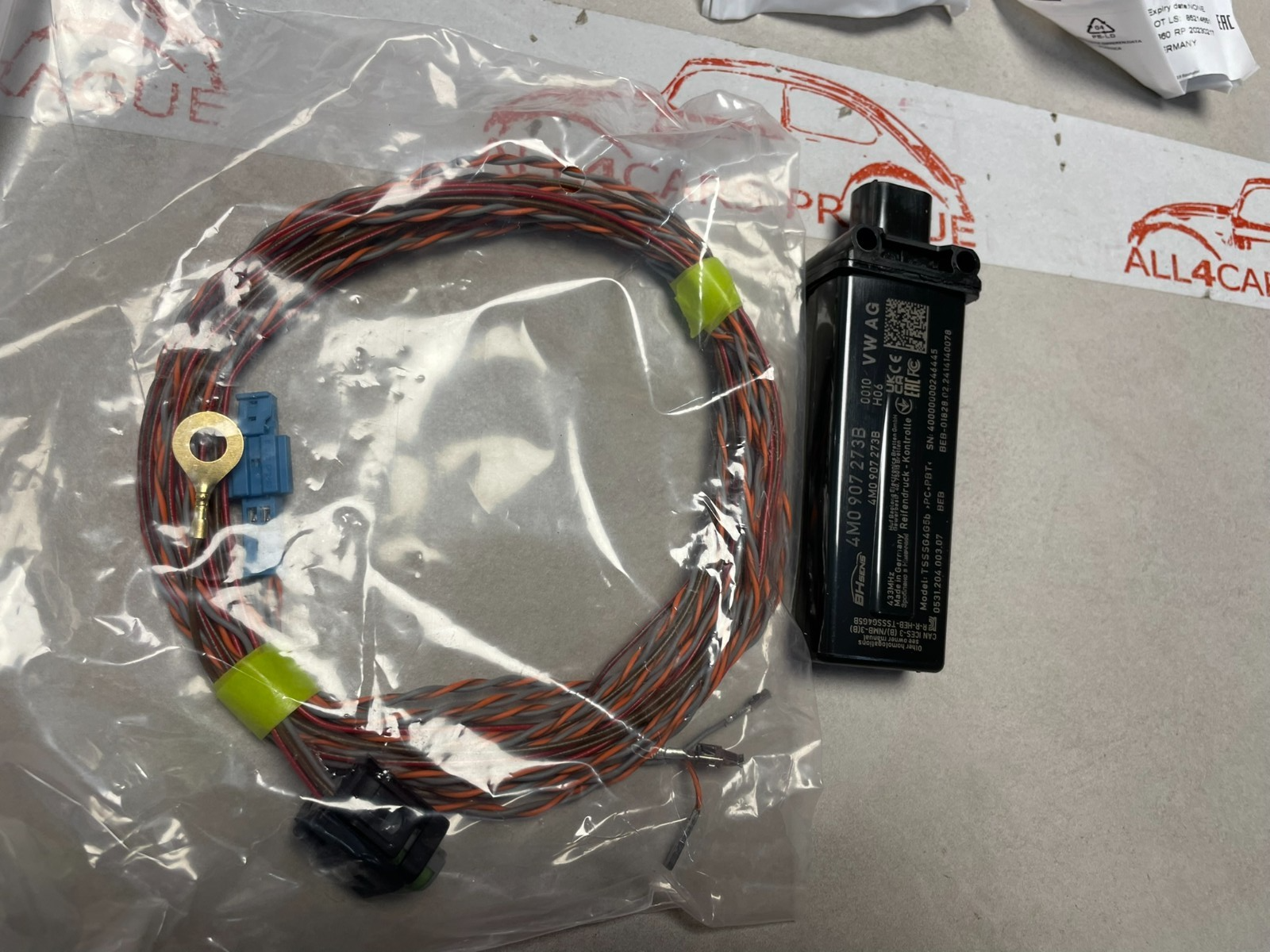 AUDI ORIG. RETROFIT RDKS TPMS SENZOR STEUERGERÄT VERLEGUNG 5Q0907275F 4M0907273B - Obrázek 11