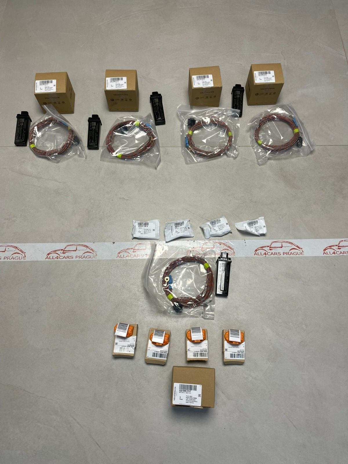 AUDI ORIG. RETROFIT RDKS TPMS SENZOR STEUERGERÄT VERLEGUNG 5Q0907275F 4M0907273B - Obrázek 19