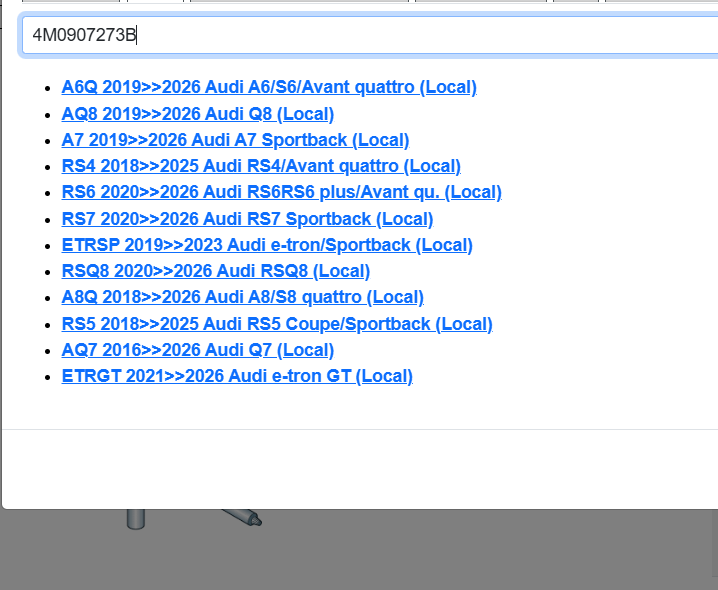 AUDI ORIG. RETROFIT RDKS TPMS SENZOR STEUERGERÄT VERLEGUNG 5Q0907275F 4M0907273B - Obrázek 3