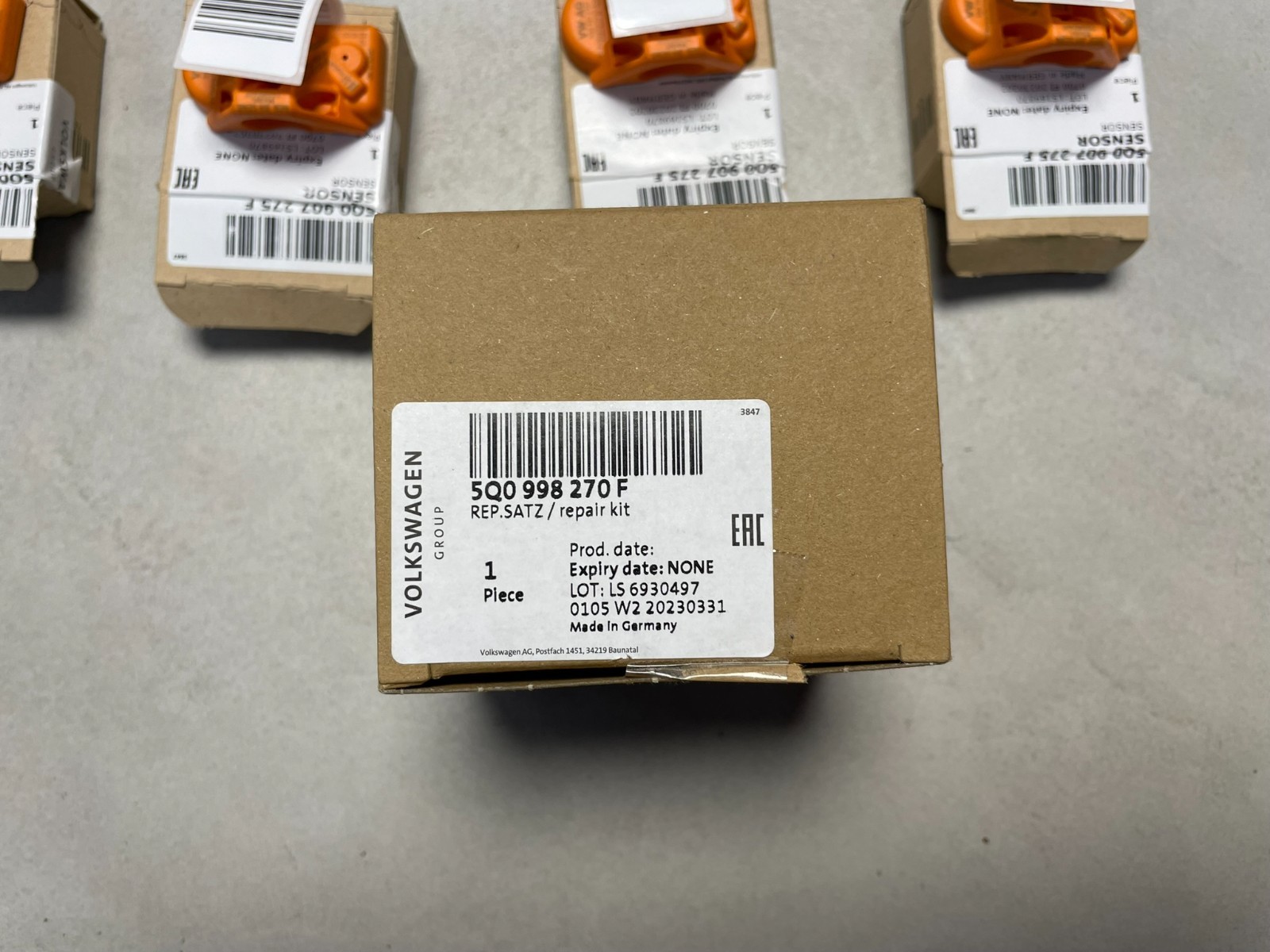 AUDI ORIG. RETROFIT RDKS TPMS SENZOR STEUERGERÄT VERLEGUNG 5Q0907275F 4M0907273B - Obrázek 5