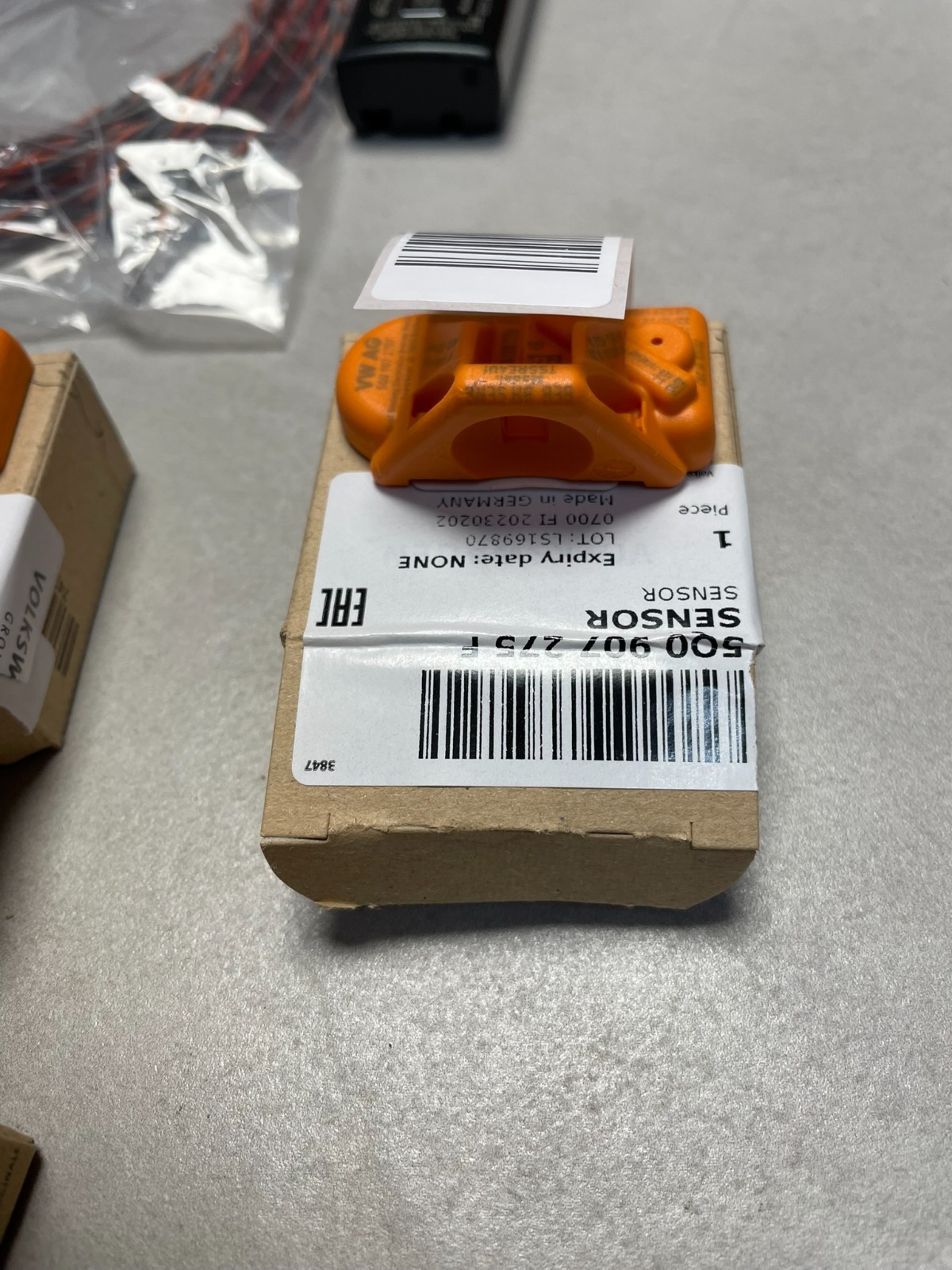 AUDI ORIG. RETROFIT RDKS TPMS SENZOR STEUERGERÄT VERLEGUNG 5Q0907275F 4M0907273B - Obrázek 7