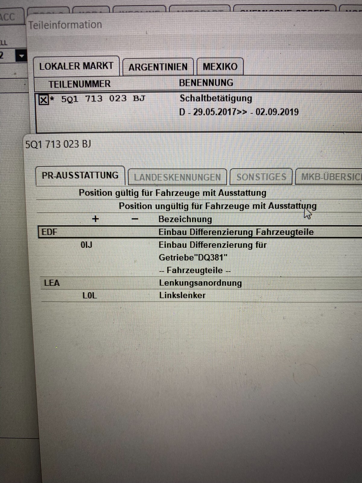 AUDI Q2 VW T-ROC AUTOMATIK DSG SCHALTMECHANISMUS 5Q1713023BJ 5Q0713266AM NEU!! - Obrázek 12