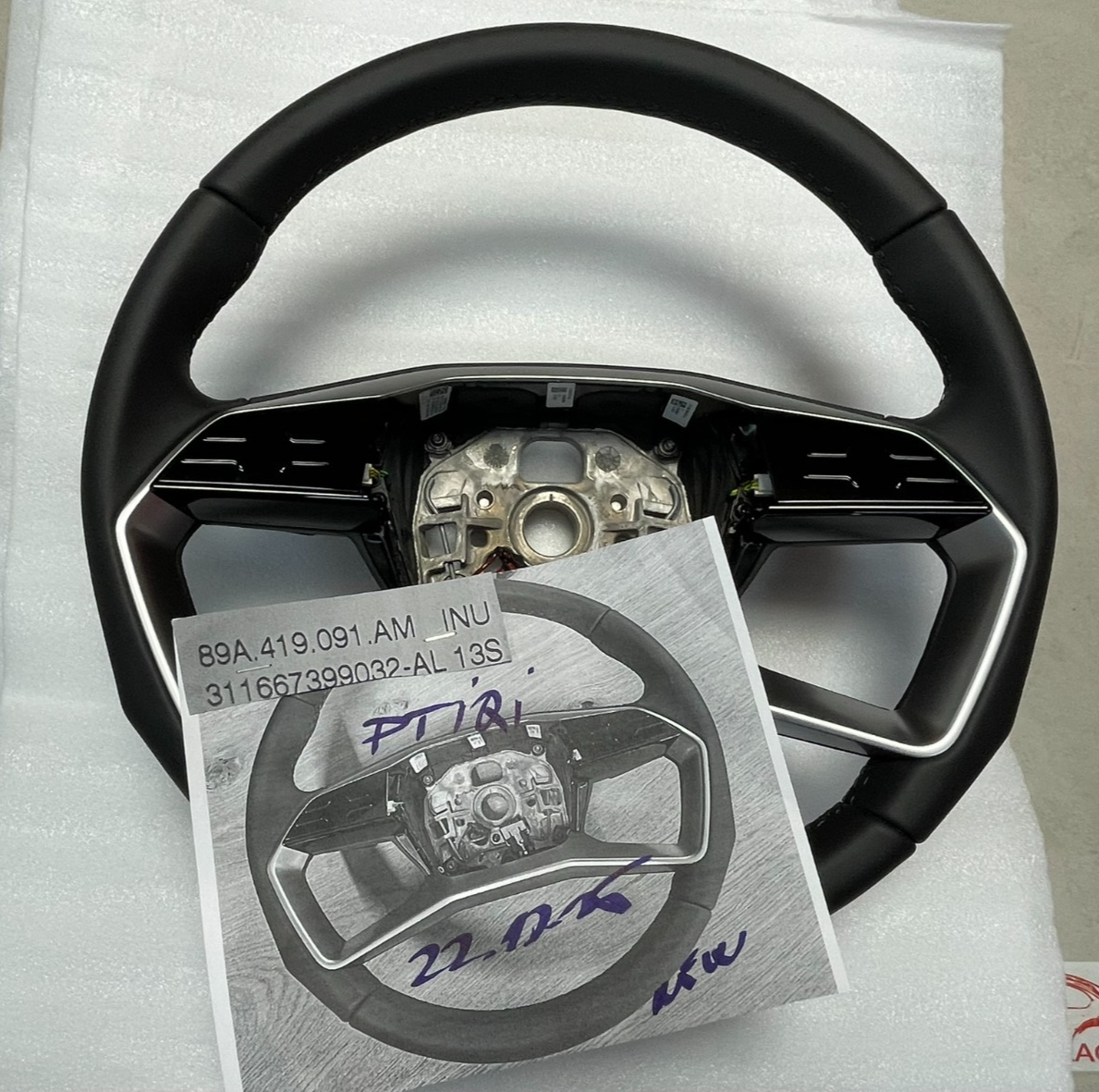 AUDI Q4 E-TRON LENKRAD BEHEIZT LEDER MIT PADELS 89A419091AM ORIG. AUDI NEU ! - Obrázek 24