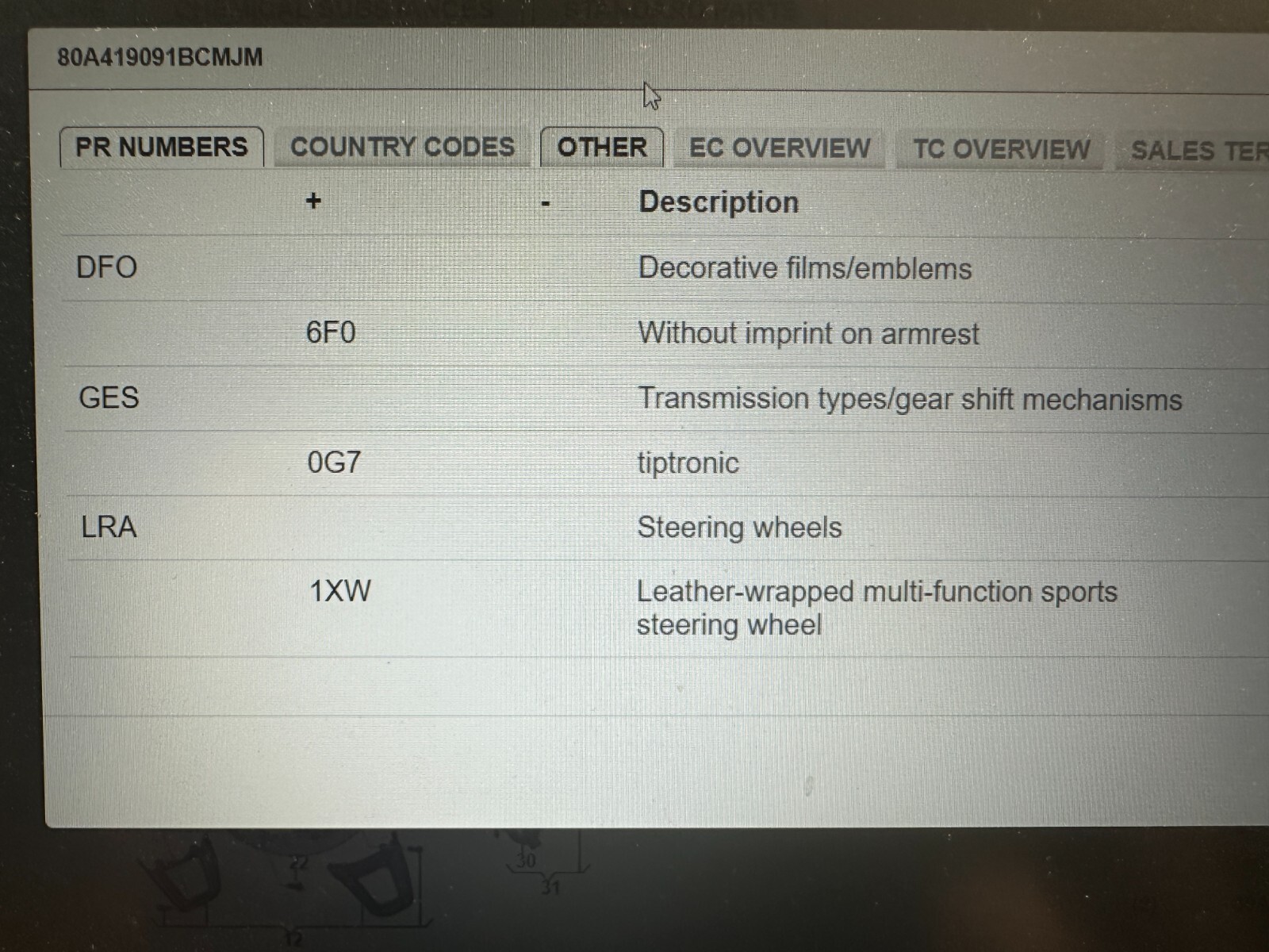 AUDI Q5 LEDER LENKRAD 80A419091BC MIT AIRBAG. - Obrázek 24